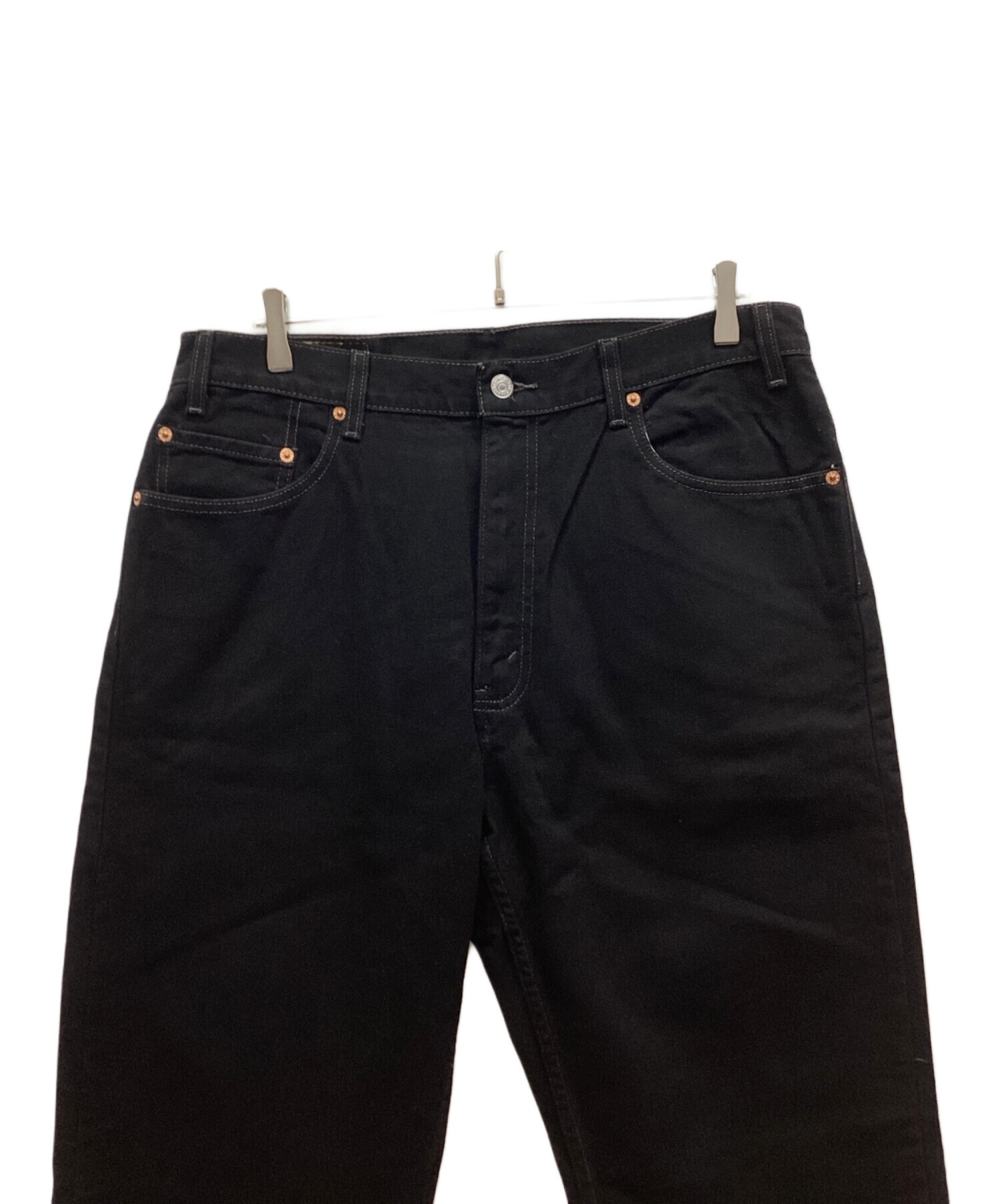 中古・古着通販】LEVI'S (リーバイス) ブラックデニム ブラック サイズ