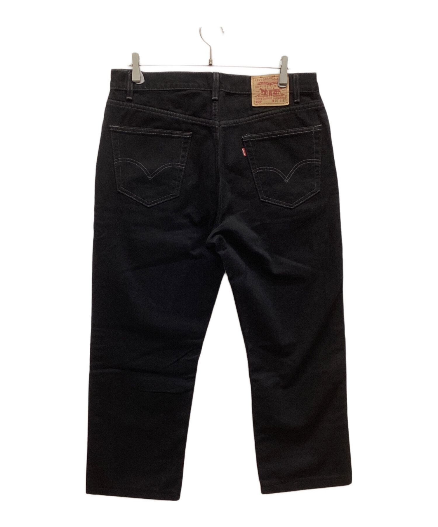 中古・古着通販】LEVI'S (リーバイス) ブラックデニム ブラック サイズ