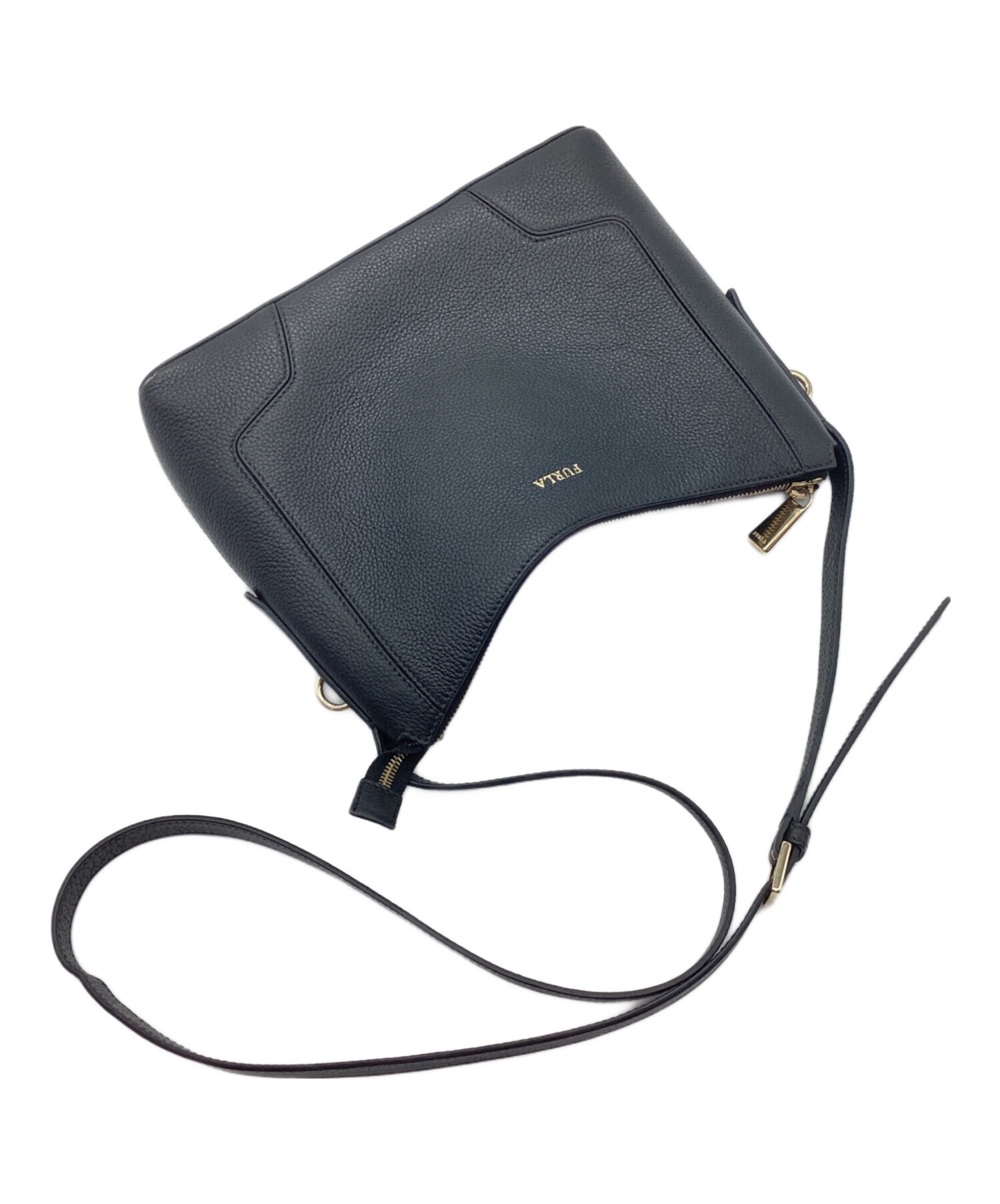中古・古着通販】FURLA (フルラ) ショルダーバッグ ブラック｜ブランド