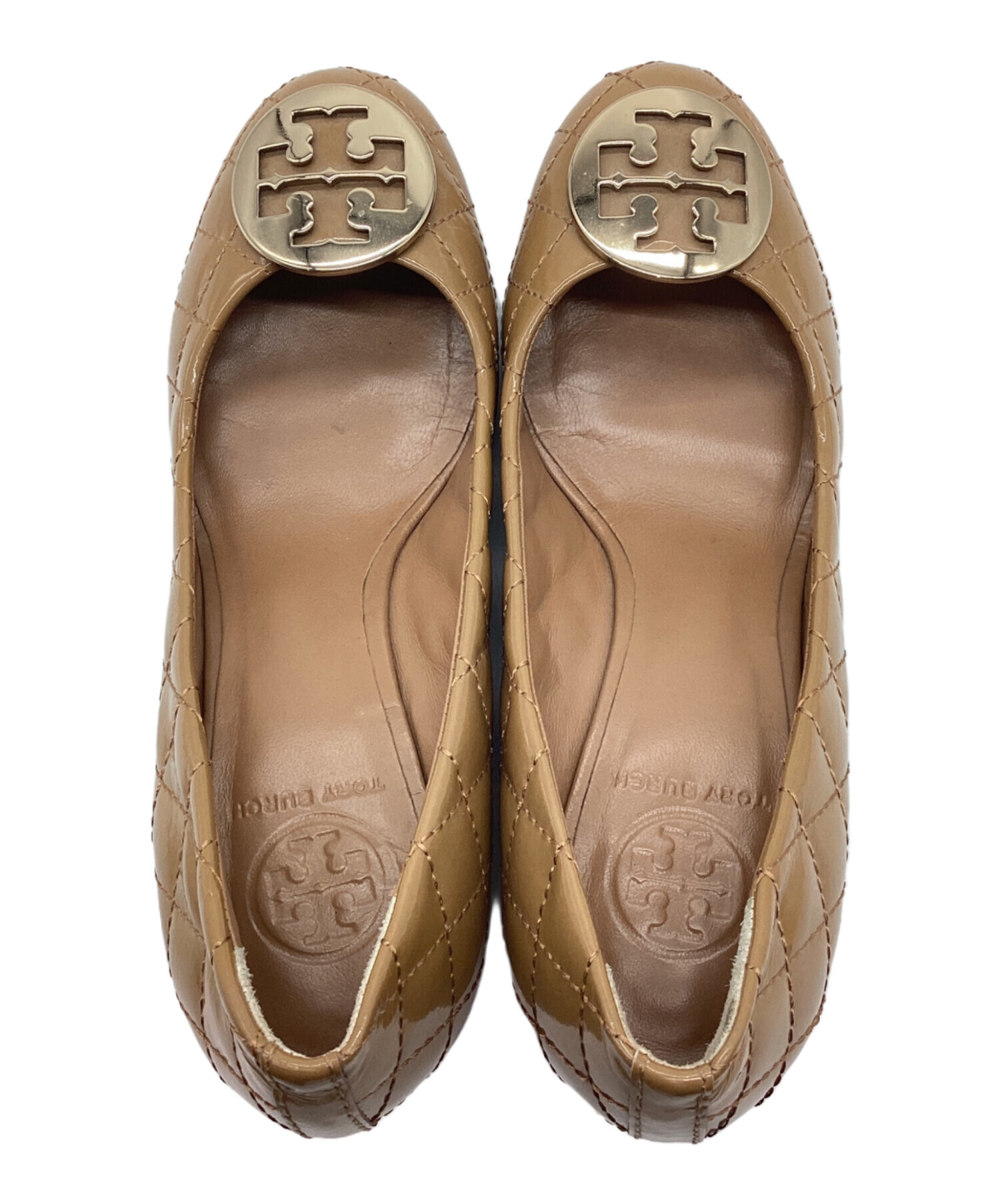 中古・古着通販】TORY BURCH (トリーバーチ) エナメルパンプス 