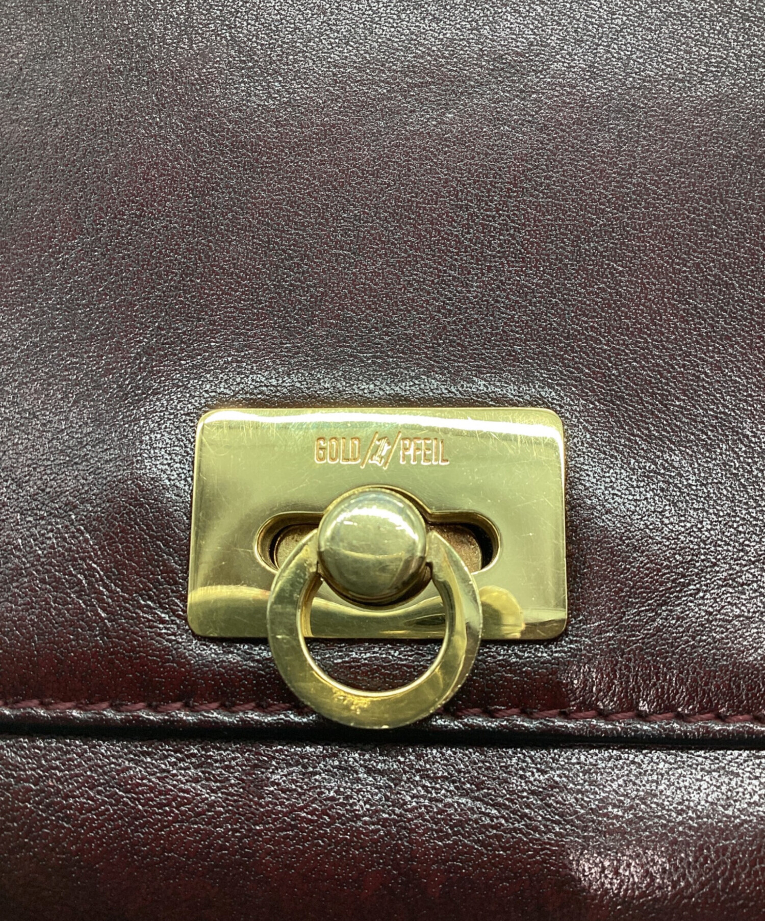 中古・古着通販】Gold Pfeil (ゴールドファイル) レザーショルダー