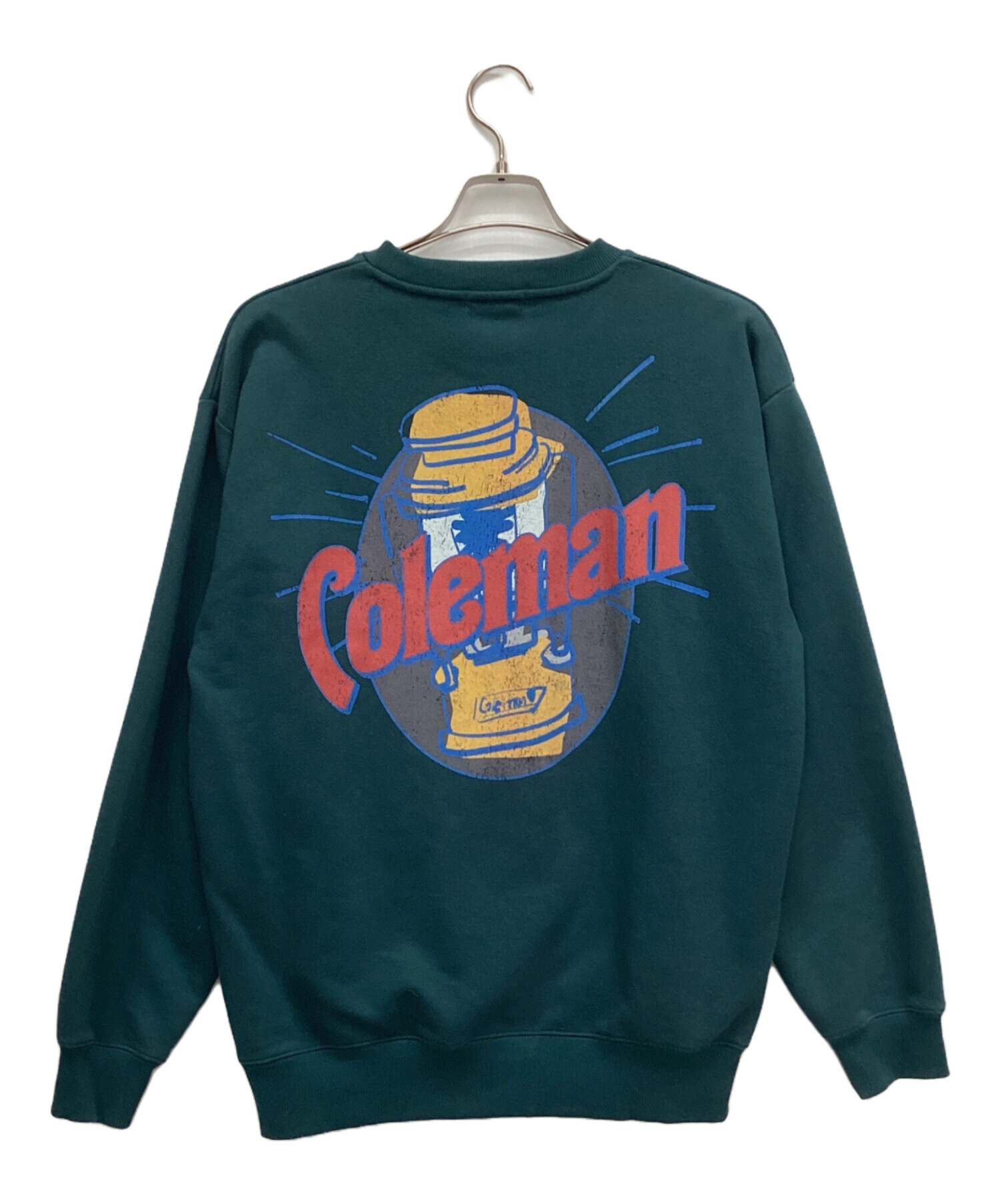 中古・古着通販】Coleman (コールマン) スウェット グリーン サイズ:L 