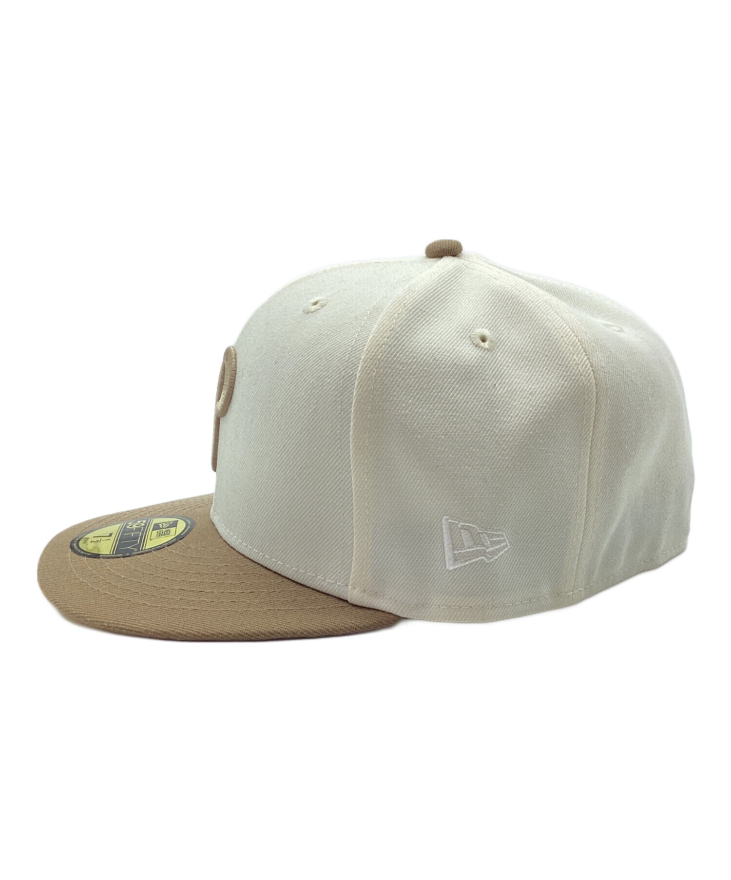 中古・古着通販】New Era (ニューエラ) キャップ ベージュ サイズ:59.6