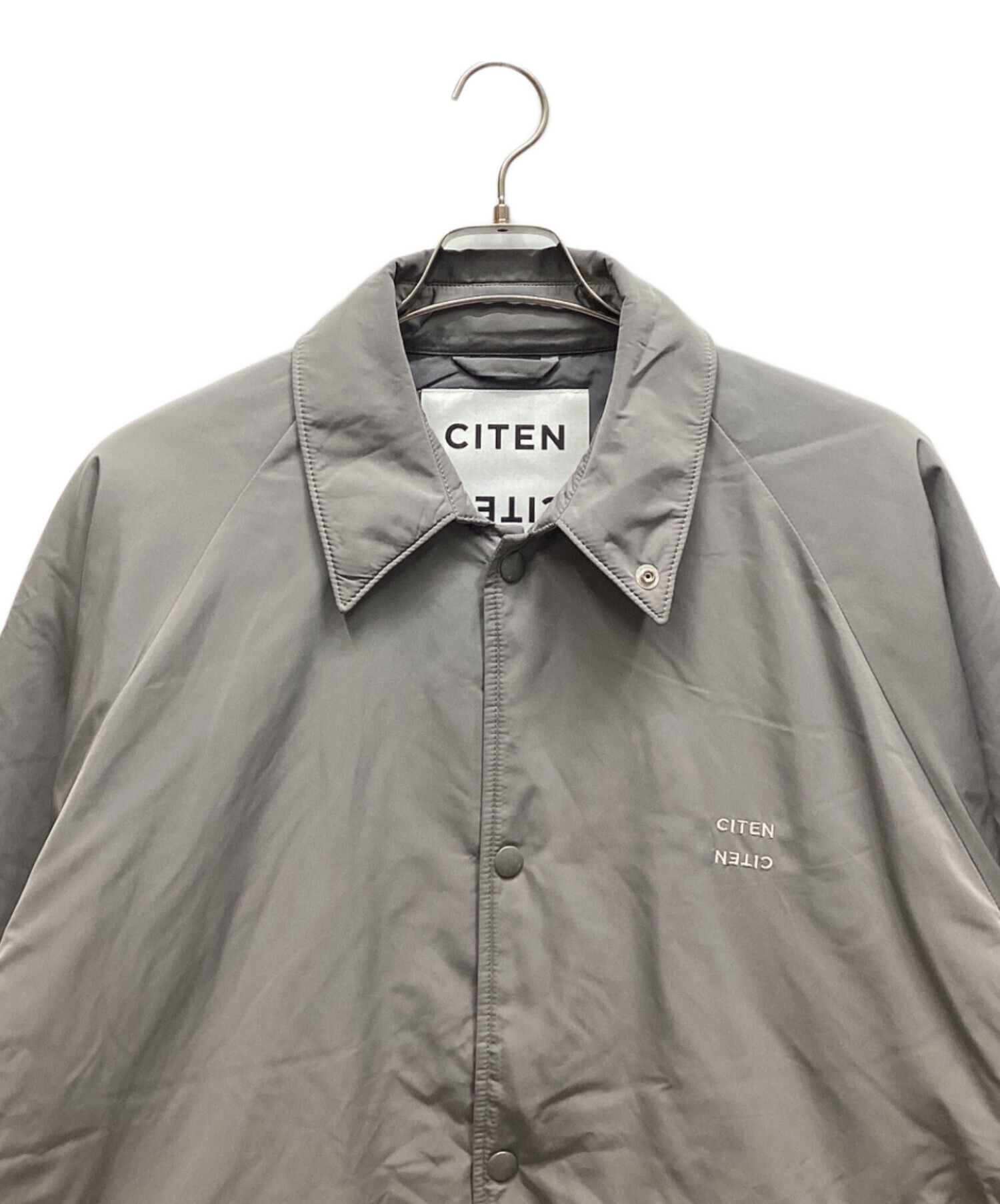 中古・古着通販】CITEN (シテン) パデットコーチジャケット グレー 