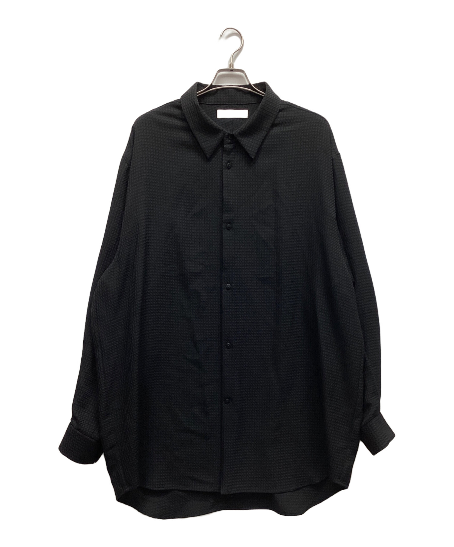 ETHOSENS ブラック 長袖シャツ 中古・古着通販】ETHOSENS (エトセンス) Lui's (ルイス) 長袖シャツ