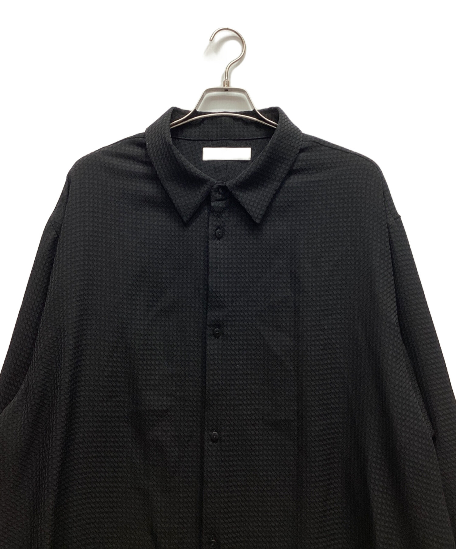 ETHOSENS ブラック 長袖シャツ 中古・古着通販】ETHOSENS (エトセンス) Lui's (ルイス) 長袖シャツ