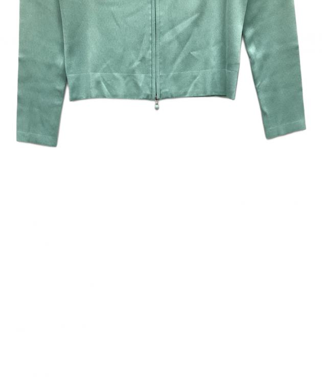 ルネ　新品　未使用　ジッパー付きカーディガン　ジャケット 美品】Rene ルネ ニット ジップ ジャケット 36サイズ S〜М相当