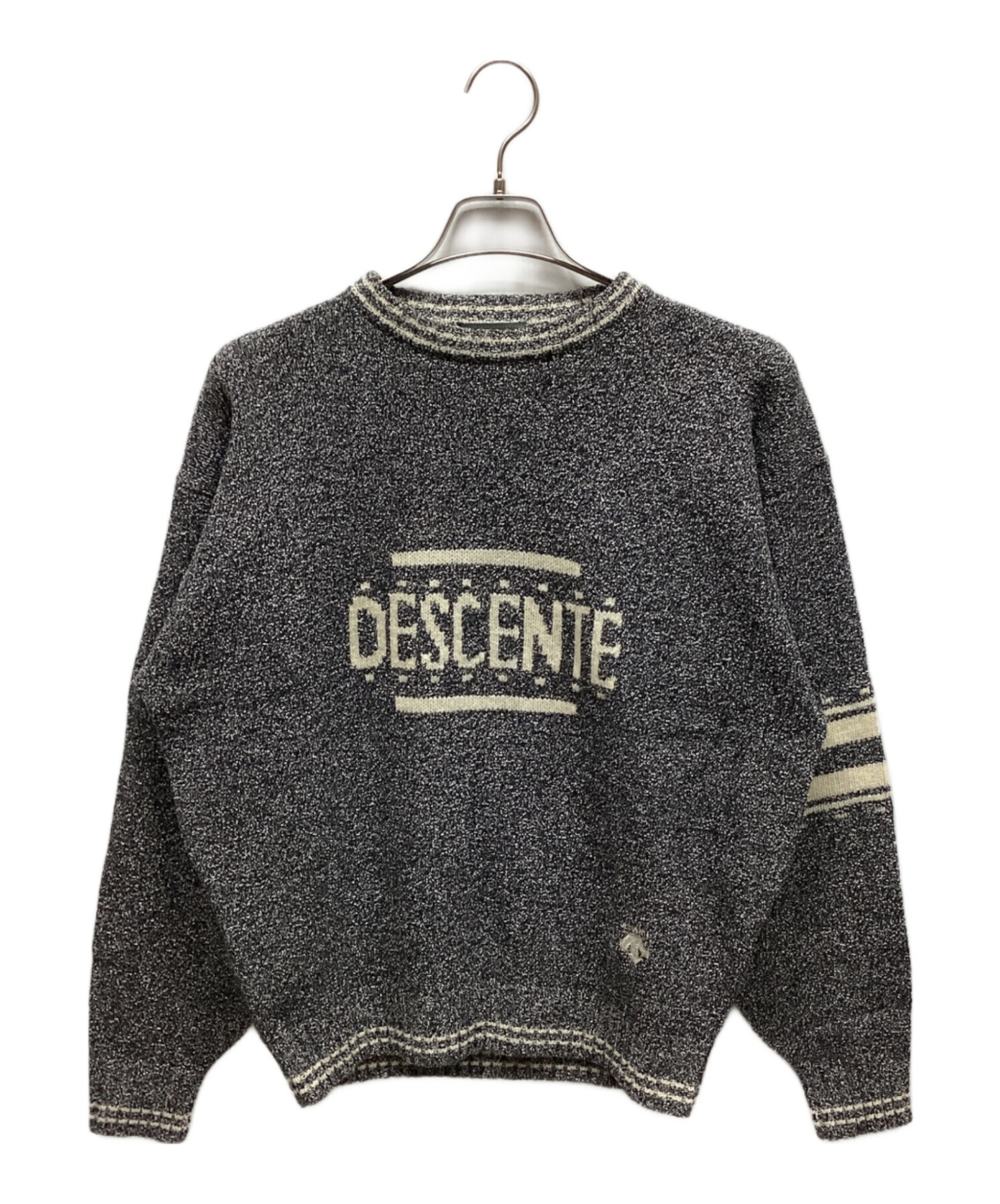 中古・古着通販】DESCENTE (デサント) ニット グレー サイズ:S