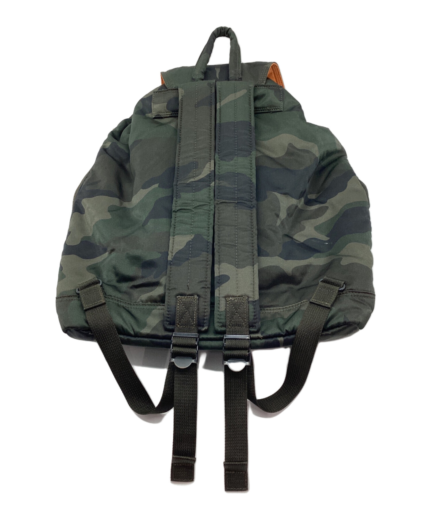 中古・古着通販】PORTER (ポーター) バックパック グリーン×ブラック 