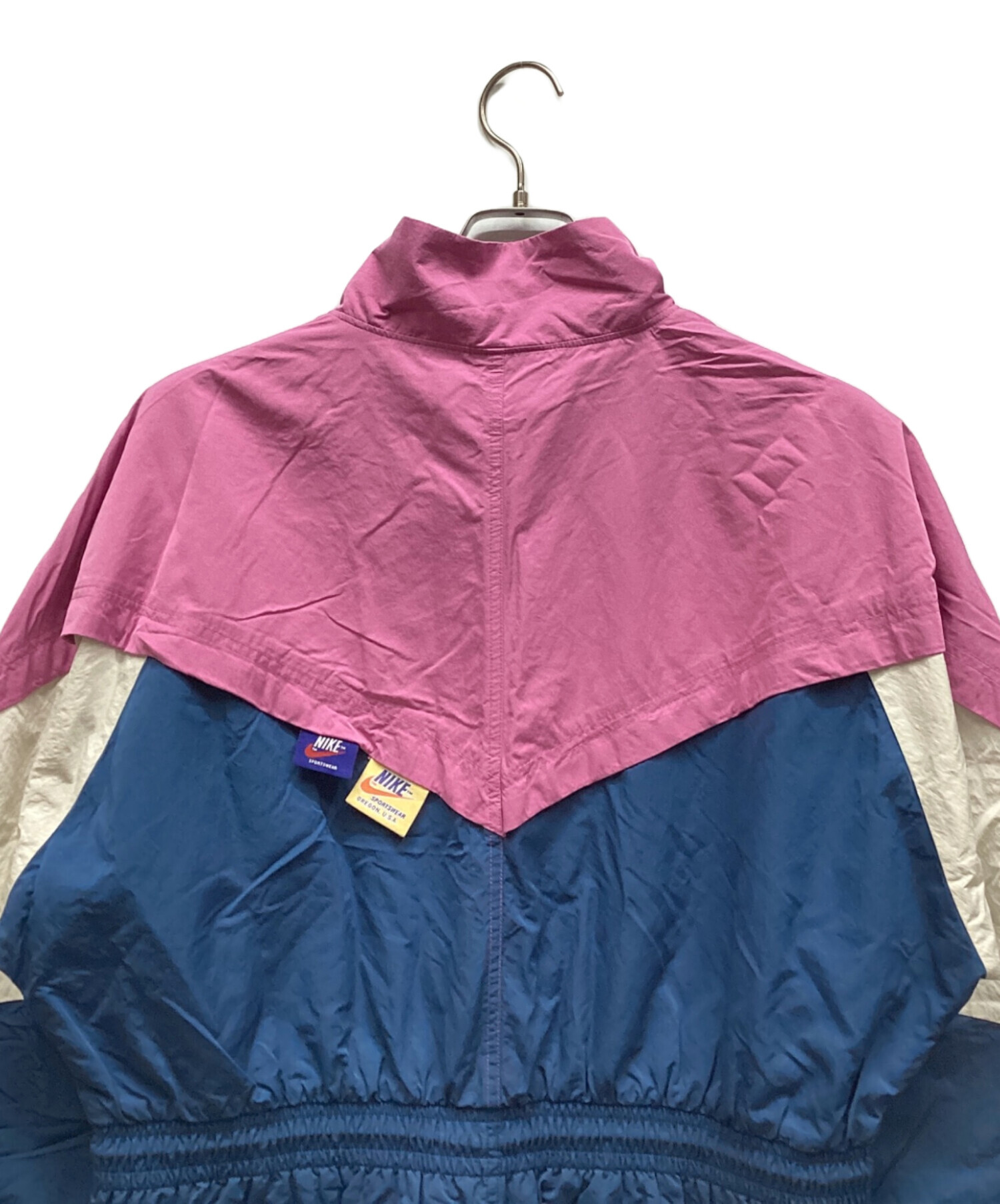 Nike ネイビー ピンク ジャンパー Lサイズ 中古・古着通販】NIKE (ナイキ) トラックジャケット ネイビー×ピンク