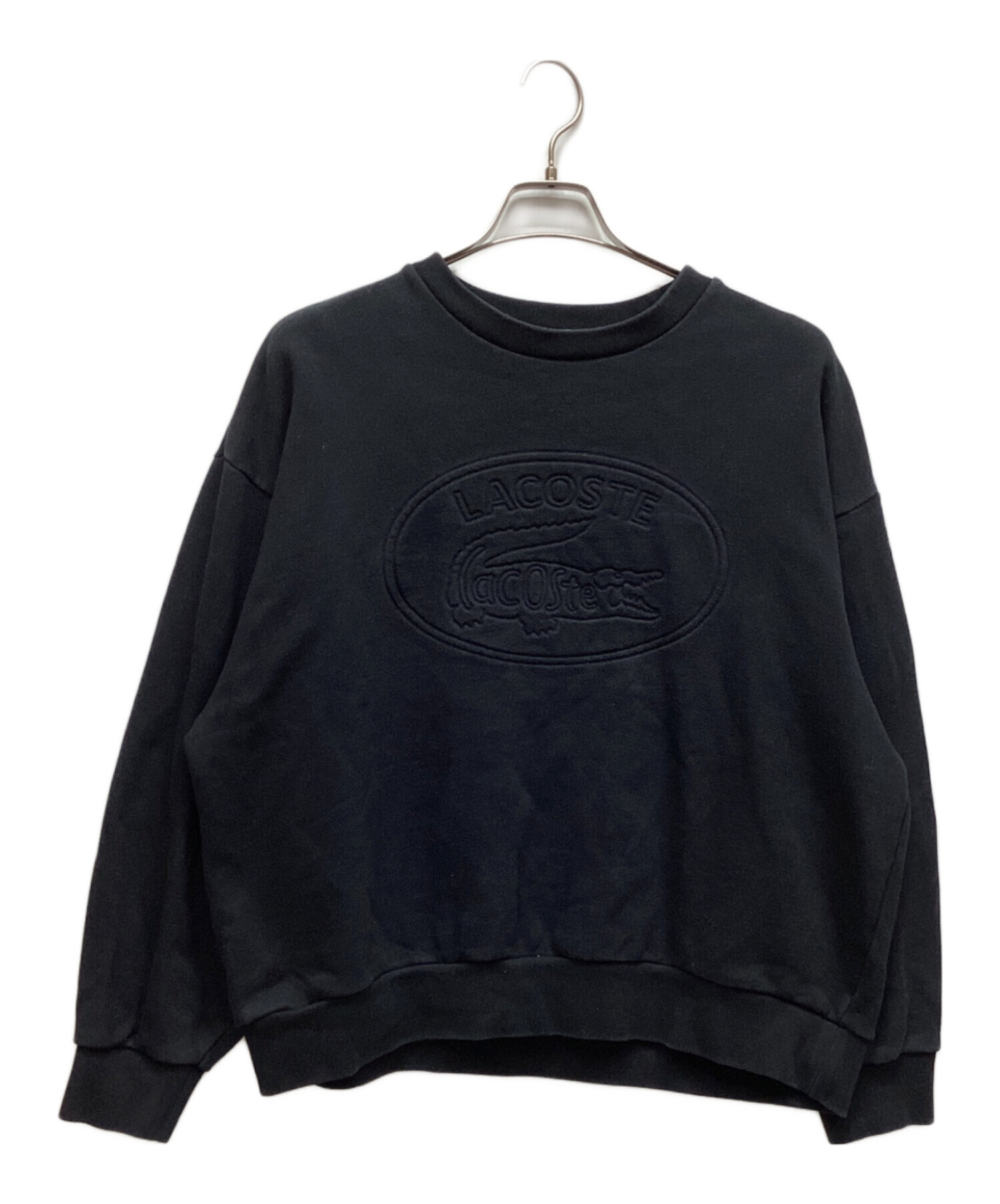中古・古着通販】LACOSTE (ラコステ) スウェット ブラック サイズ:M 