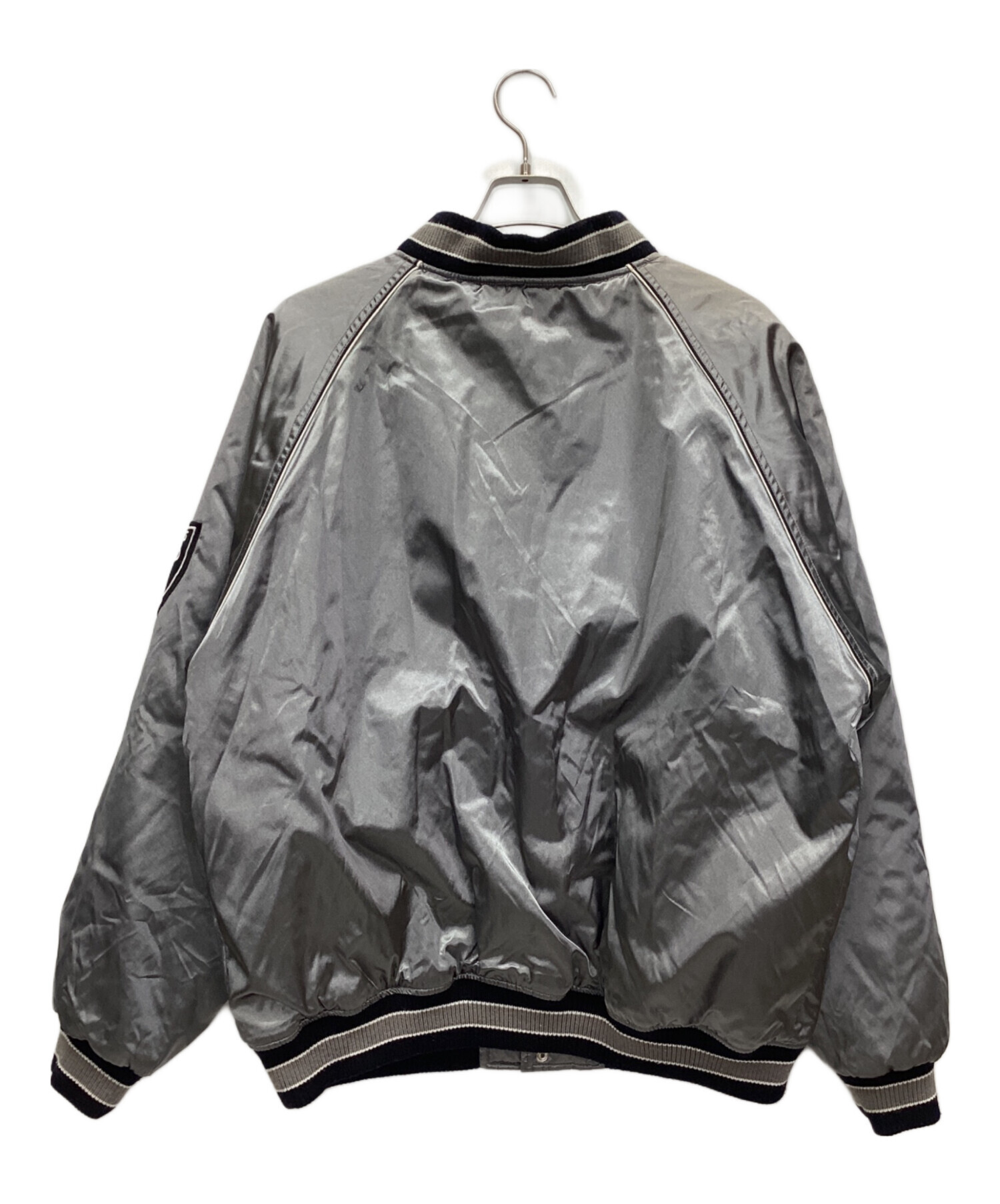 中古・古着通販】NFL (エヌエフエル) スタジャン グレー サイズ:XL 