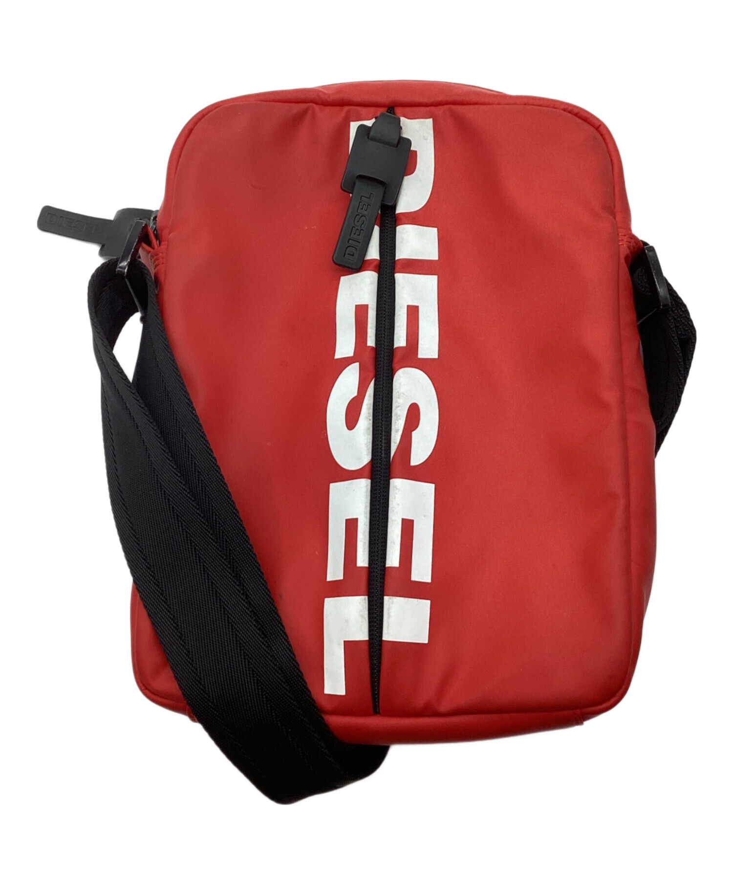 DIESEL ボディバッグ レッド 中古・古着通販】DIESEL (ディーゼル) ショルダーバッグ レッド