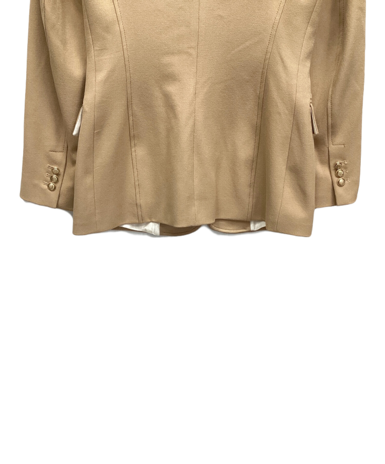 中古・古着通販】ZARA (ザラ) フェイクスエードジャケット ベージュ