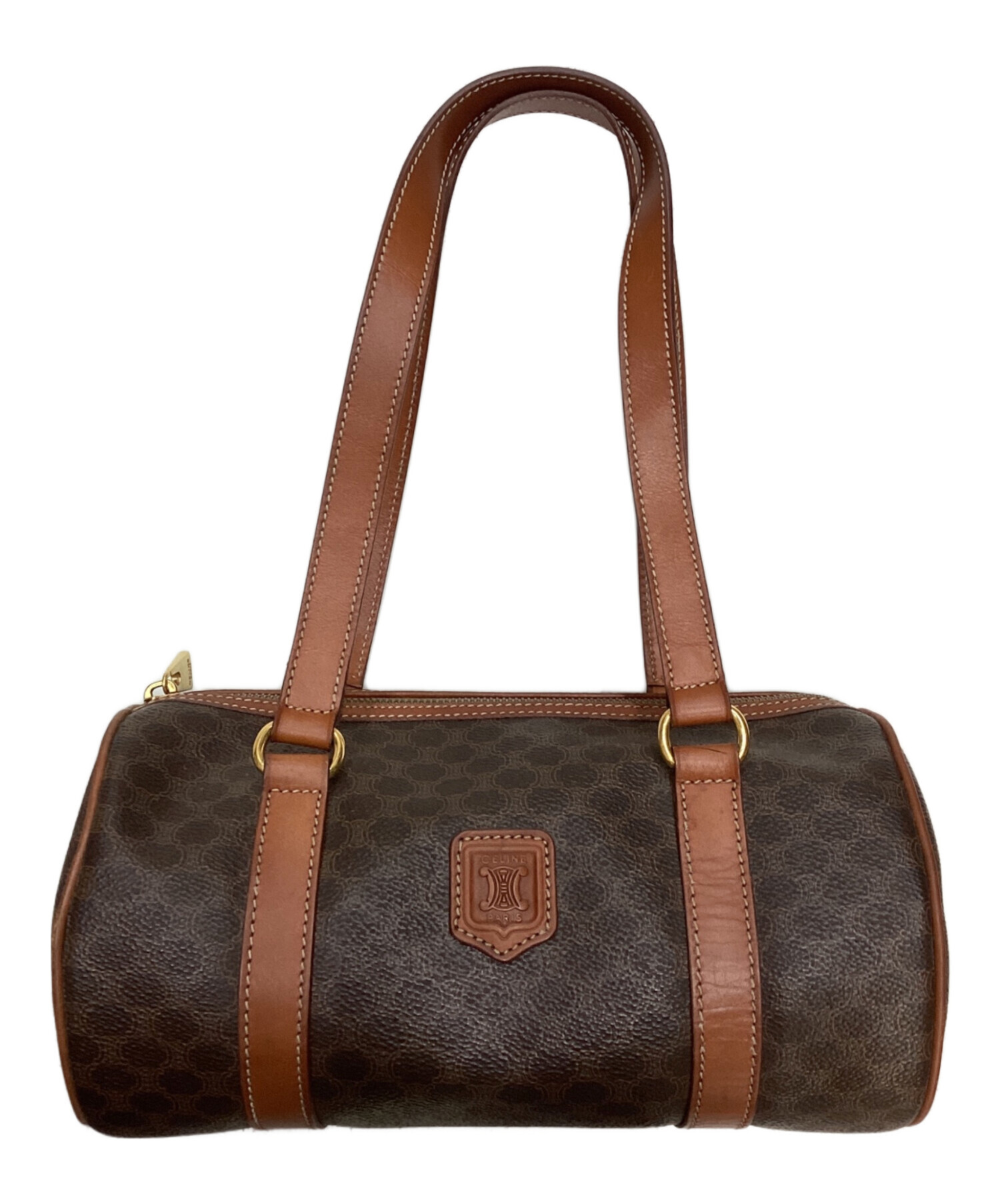 中古・古着通販】CELINE (セリーヌ) ミニボストンバッグ ブラウン 