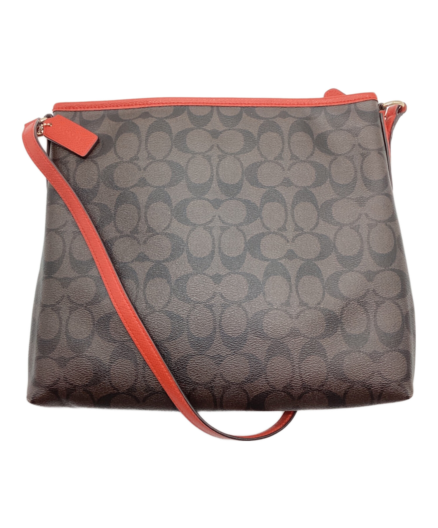 中古・古着通販】COACH (コーチ) ショルダーバッグ ブラウン 中古・古着通販】COACH (コーチ) ショルダーバッグ ブラウン