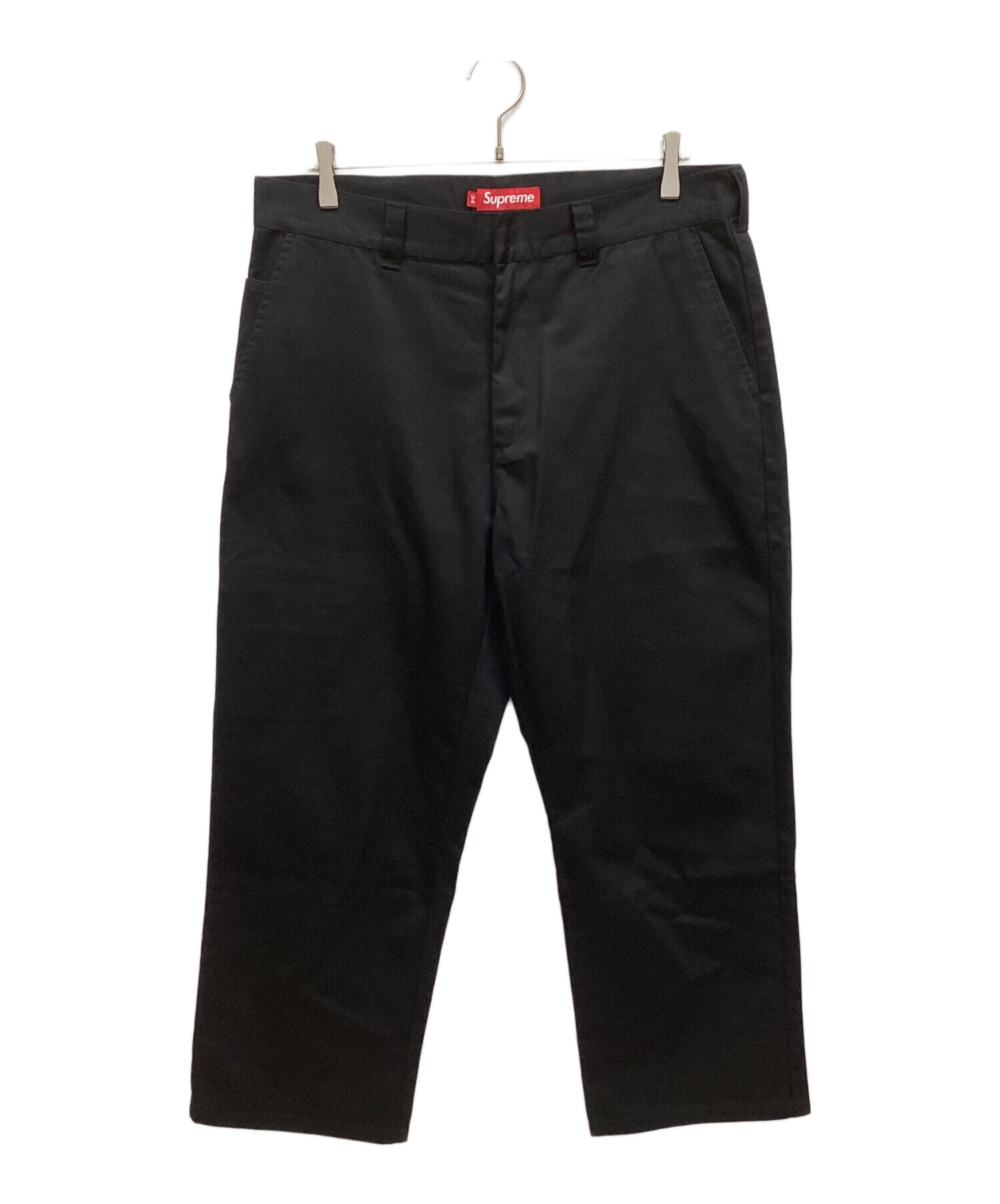 中古・古着通販】SUPREME (シュプリーム) ワークパンツ ブラック 中古・古着通販】SUPREME (シュプリーム) ワークパンツ ブラック