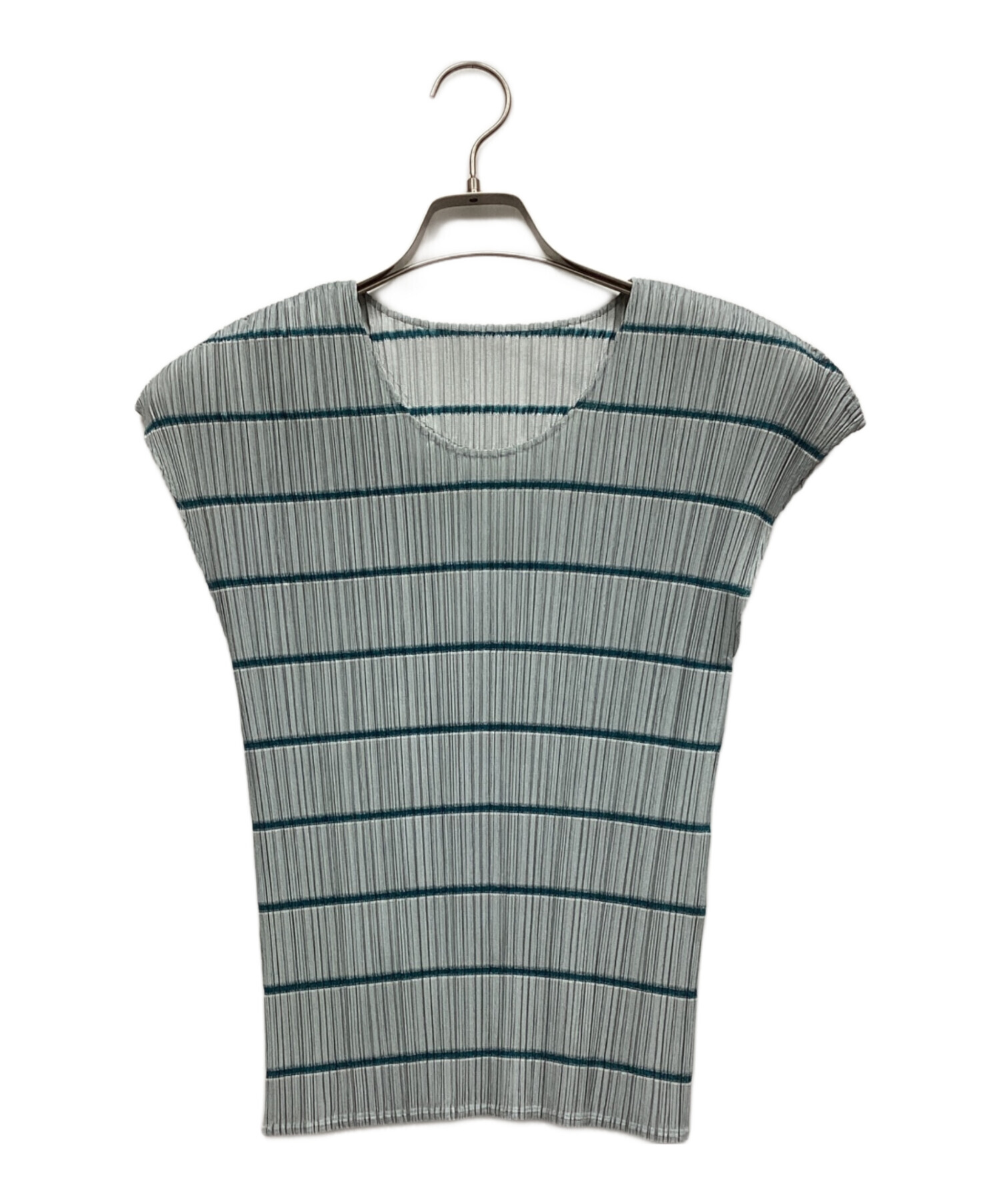 新品同様 プリーツプリーズカットソー袖なし 中古・古着通販】PLEATS PLEASE (プリーツプリーズ) ISSEY MIYAKE