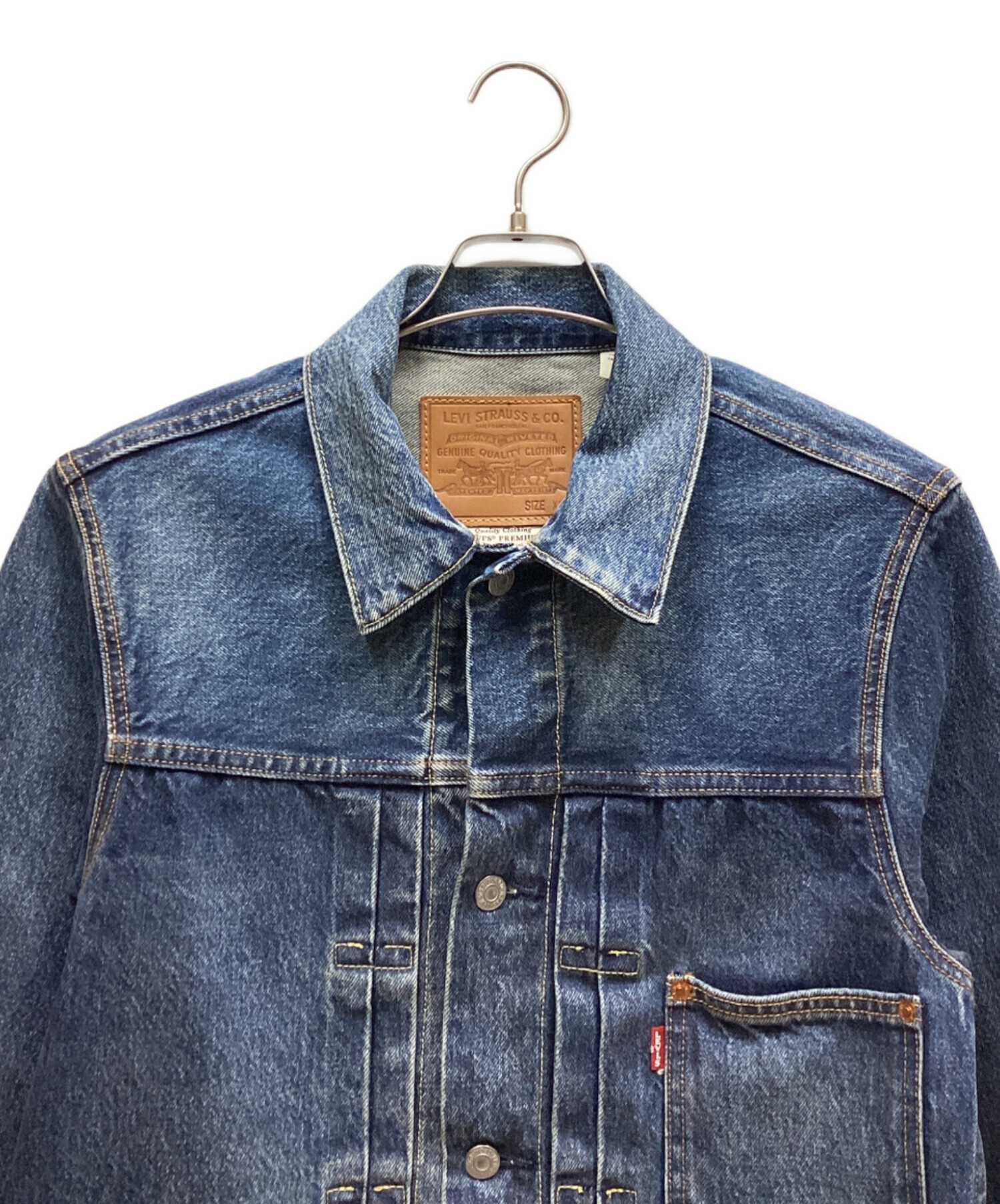 中古・古着通販】LEVI'S (リーバイス) デニムジャケット インディゴ