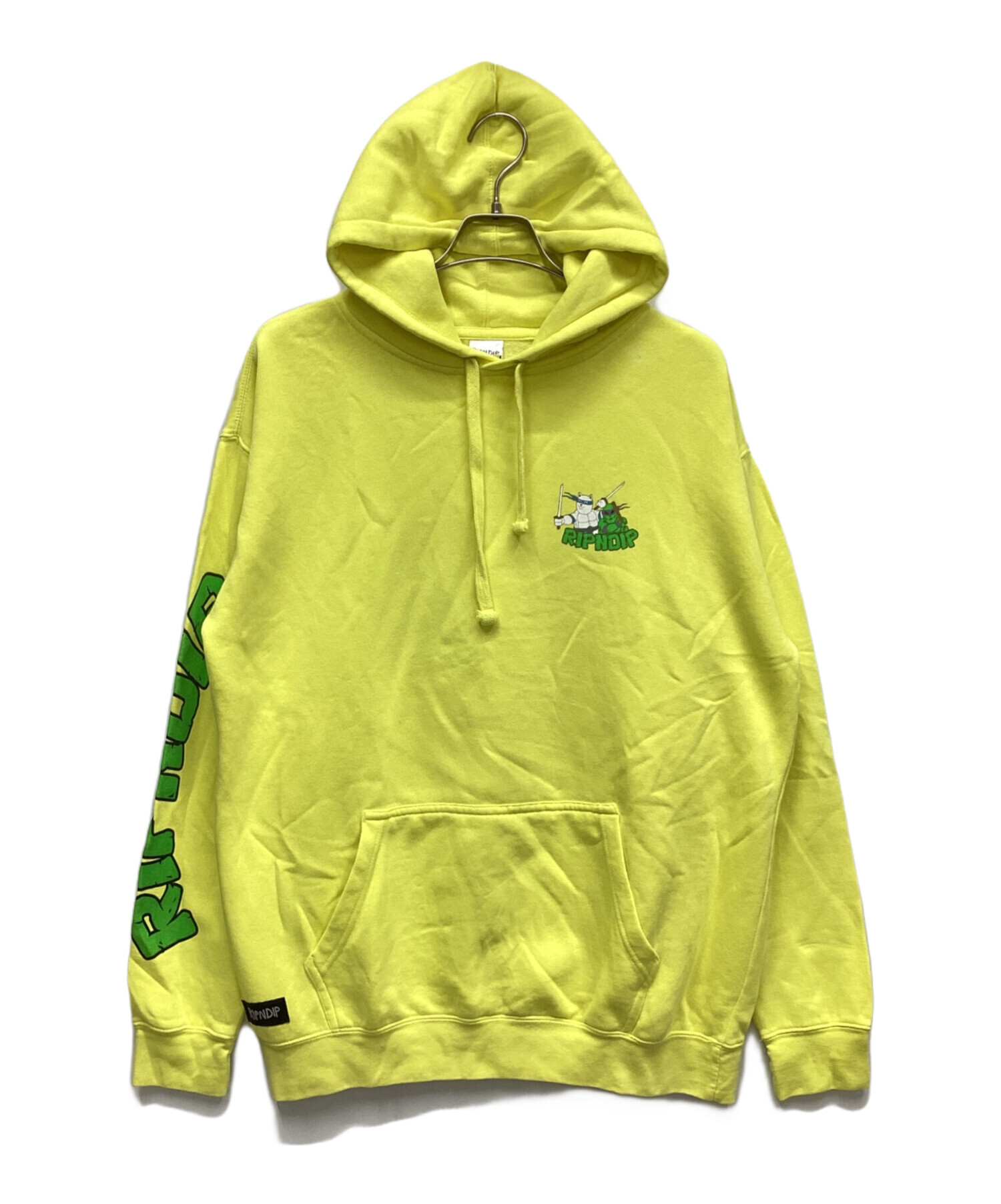 中古・古着通販】RIPNDIP (リップンディップ) パーカー イエロー 