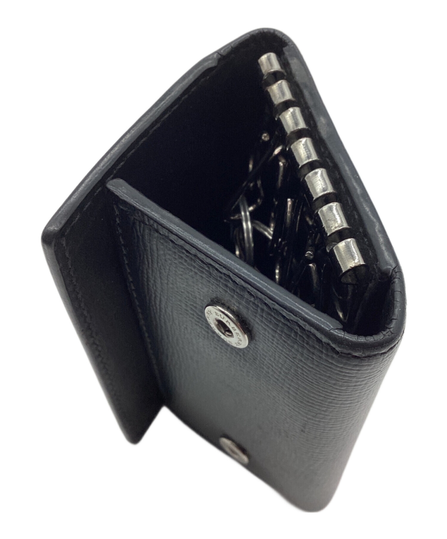 【新品未使用】BURBERRY キーケース 中古・古着通販】BURBERRY (バーバリー) キーケース ブラック