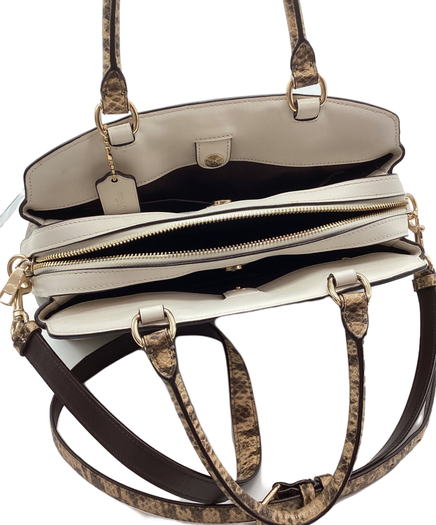 コーチ 2way牛革バッグ 新品未使用 中古・古着通販】COACH (コーチ) 2WAYバッグ｜ブランド・古着通販