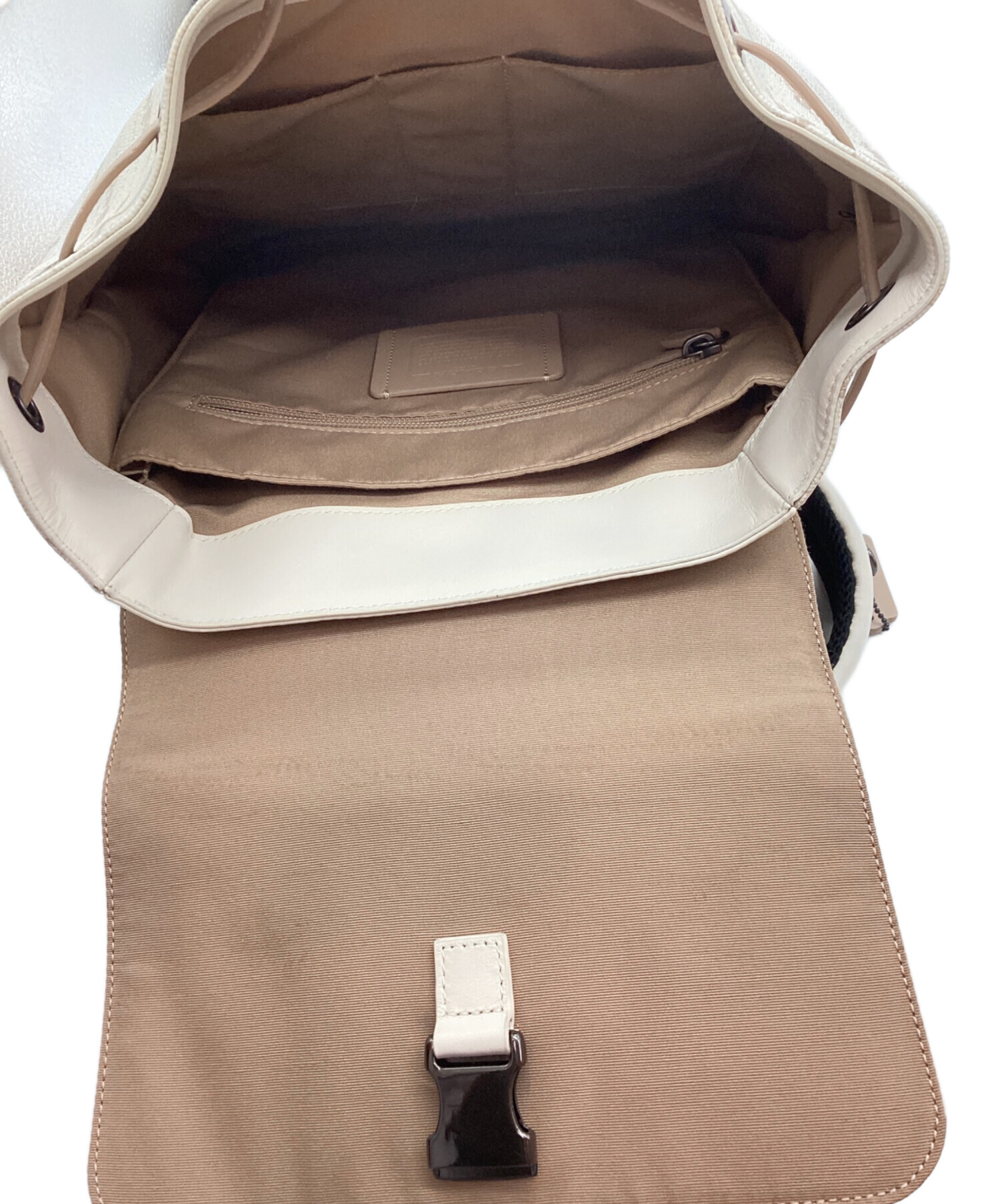 中古・古着通販】COACH (コーチ) リュック ベージュ｜ブランド・古着 