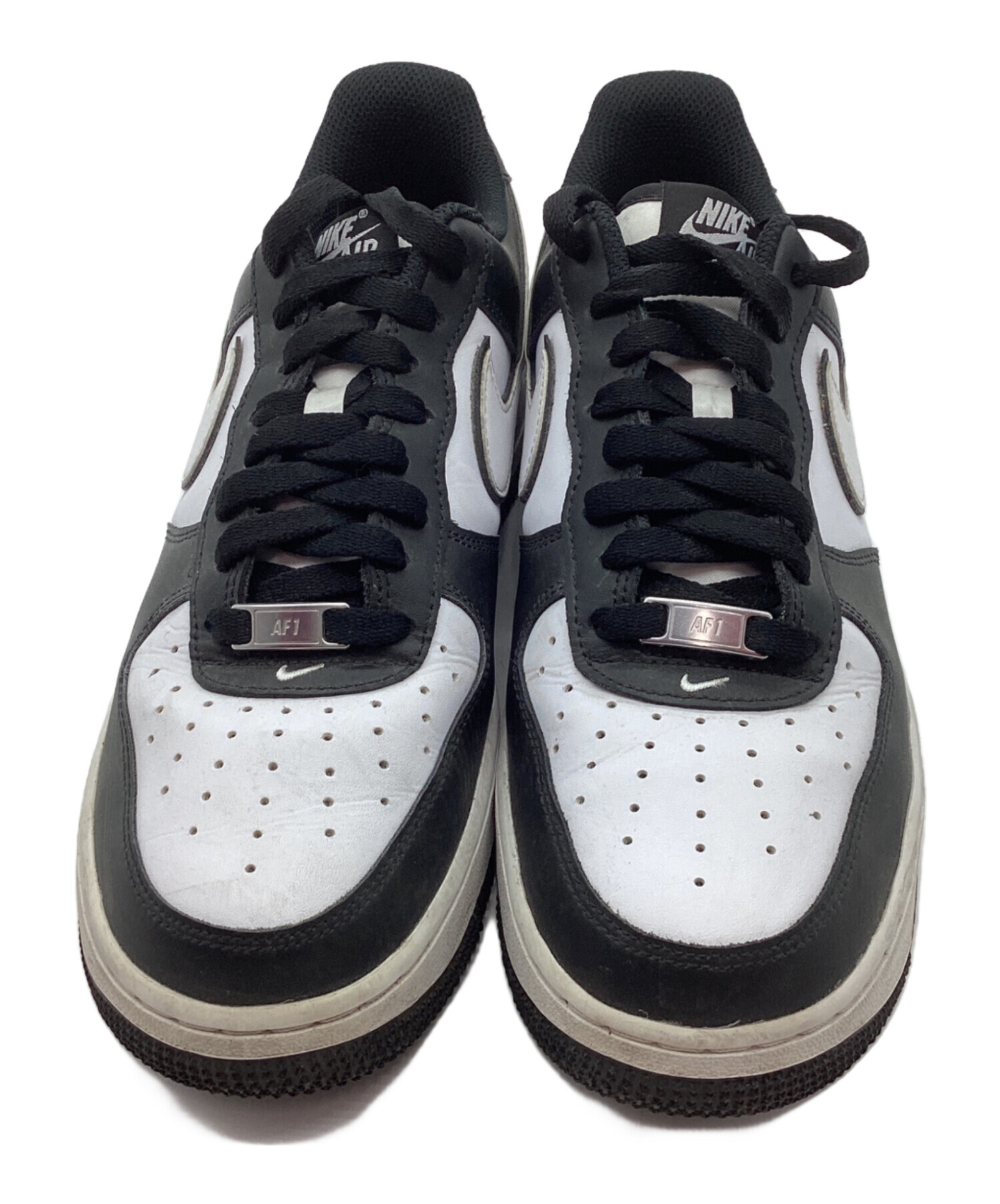 中古・古着通販】NIKE (ナイキ) スニーカー ホワイト×ブラック サイズ 