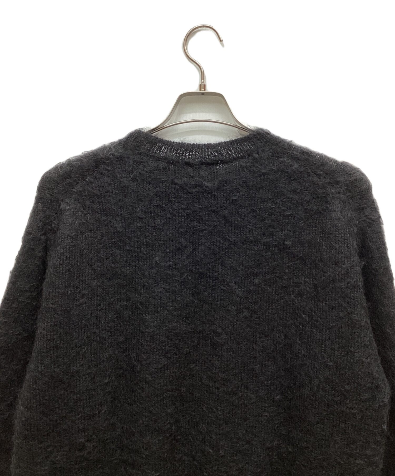 AURALEE ブラック　モヘアウールセーター サイズ3 中古・古着通販】AURALEE (オーラリー) モヘアニット ブラック サイズ