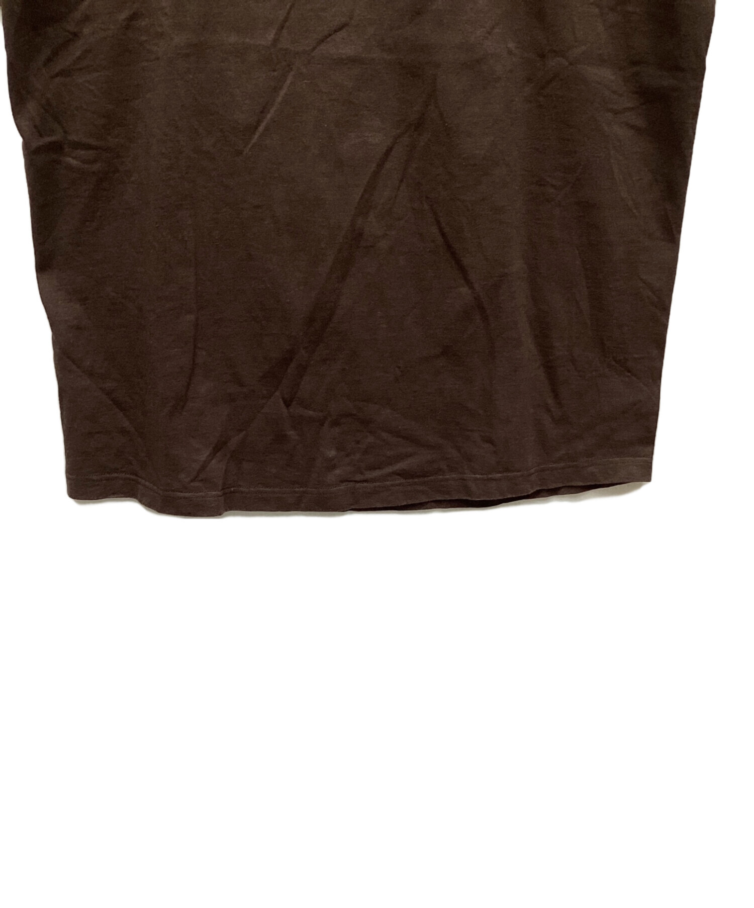 中古・古着通販】stussy (ステューシー) 半袖Tシャツ ブラウン サイズ