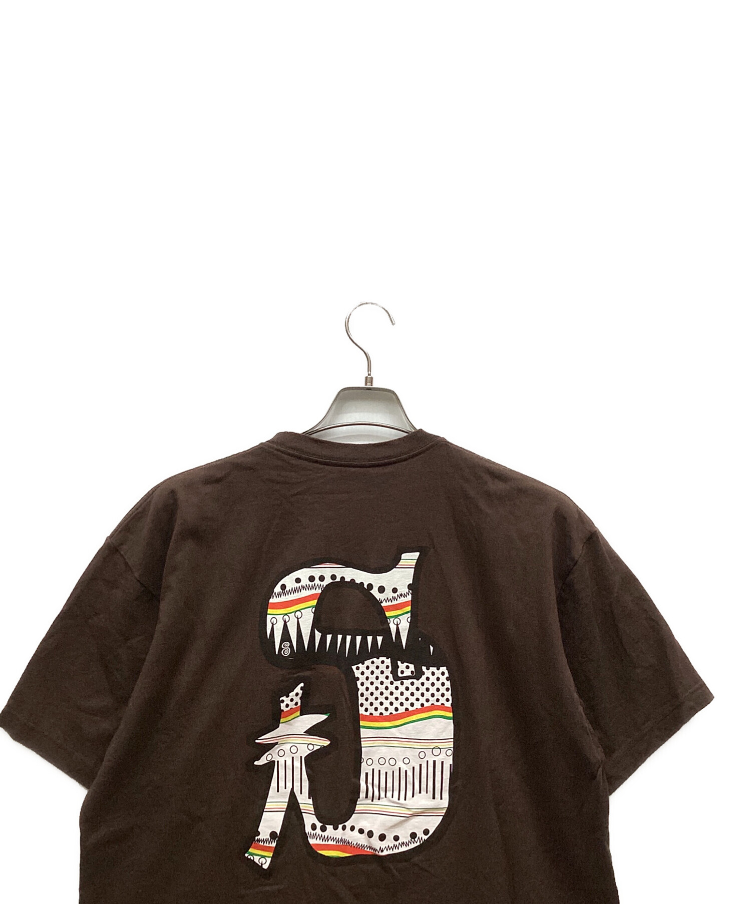 中古・古着通販】stussy (ステューシー) 半袖Tシャツ ブラウン サイズ