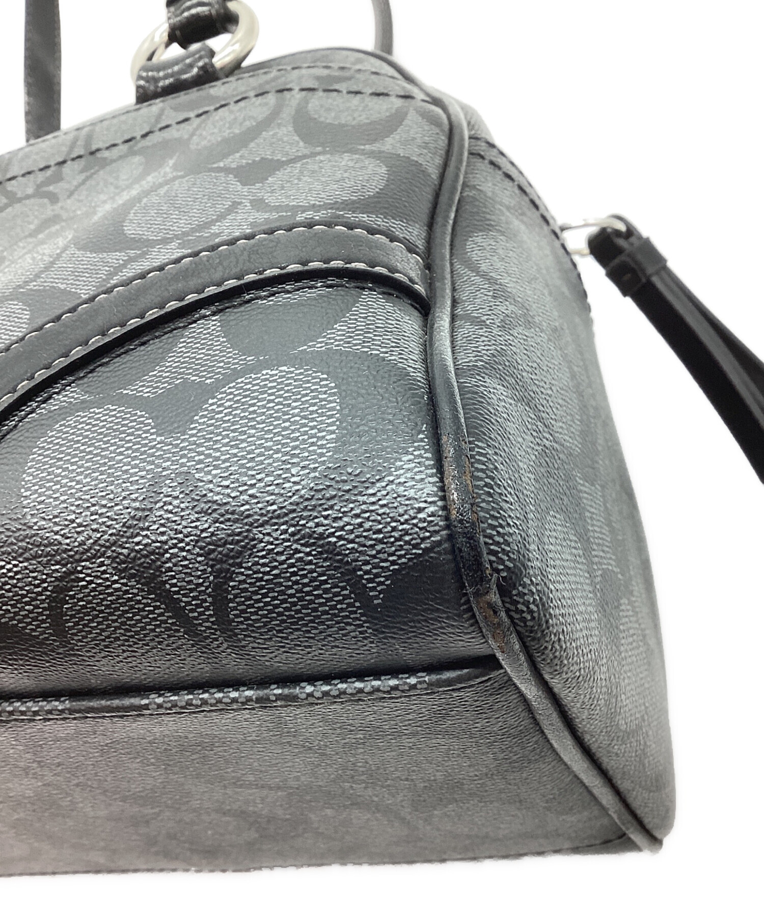 お値下げ！COACH コーチ ビジネスバッグ グレー/ブラック お値下げ！COACH コーチ ビジネスバッグ グレー/ブラックの通販はau