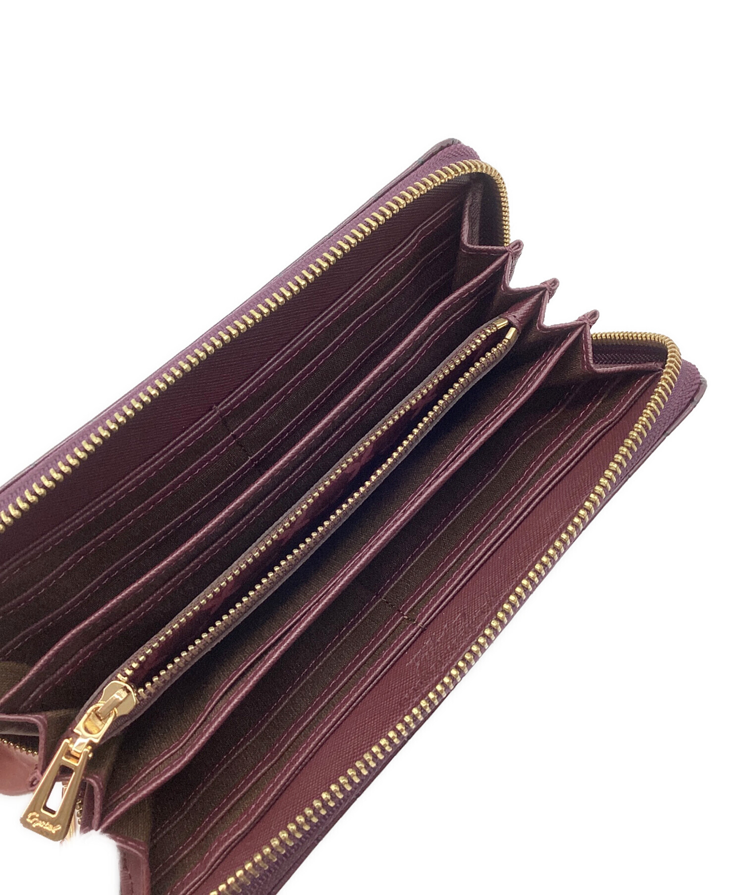 中古・古着通販】LEATHER JEWELS (レザージュエルズ) 長財布 パープル 