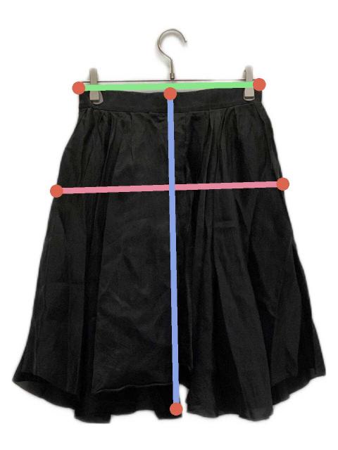 【未使用】ADEAM ”bricolage Skirt”サイズ2（Mサイズ相当） 中古・古着通販】ADEAM (アディアム) スカート ブラック サイズ:4