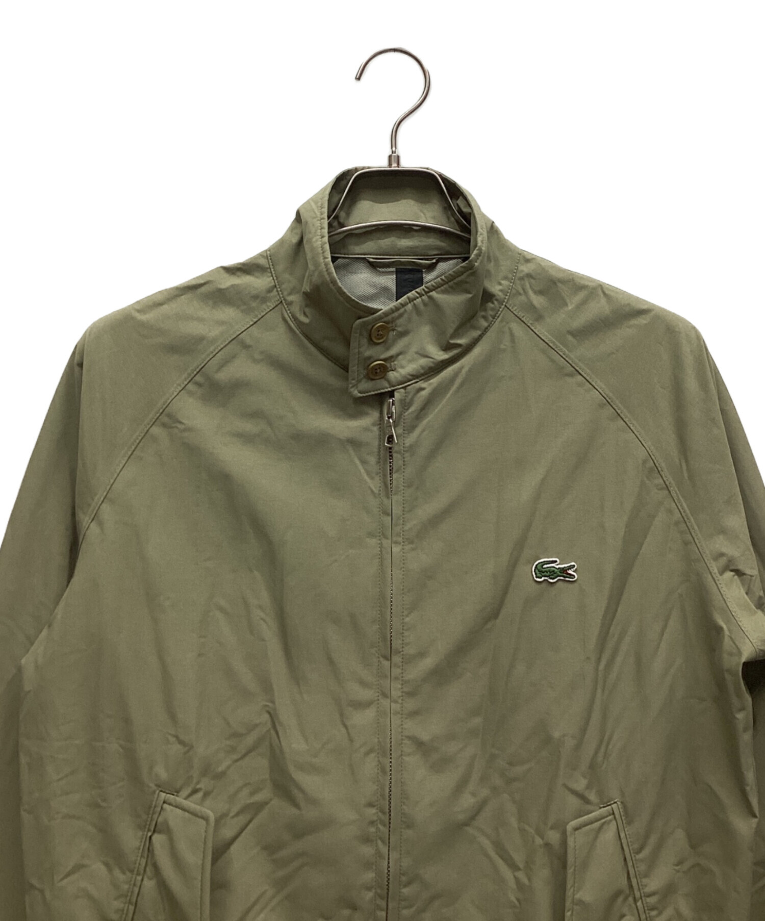 中古・古着通販】LACOSTE (ラコステ) スイングトップ オリーブ サイズ
