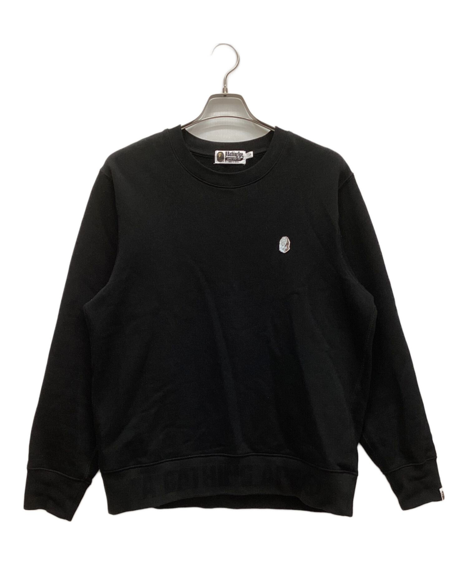 【美品❗️】A Bathing Ape ブラック スウェット　サイズ感 L 中古・古着通販】A BATHING APE (アベイシングエイプ) スウェット