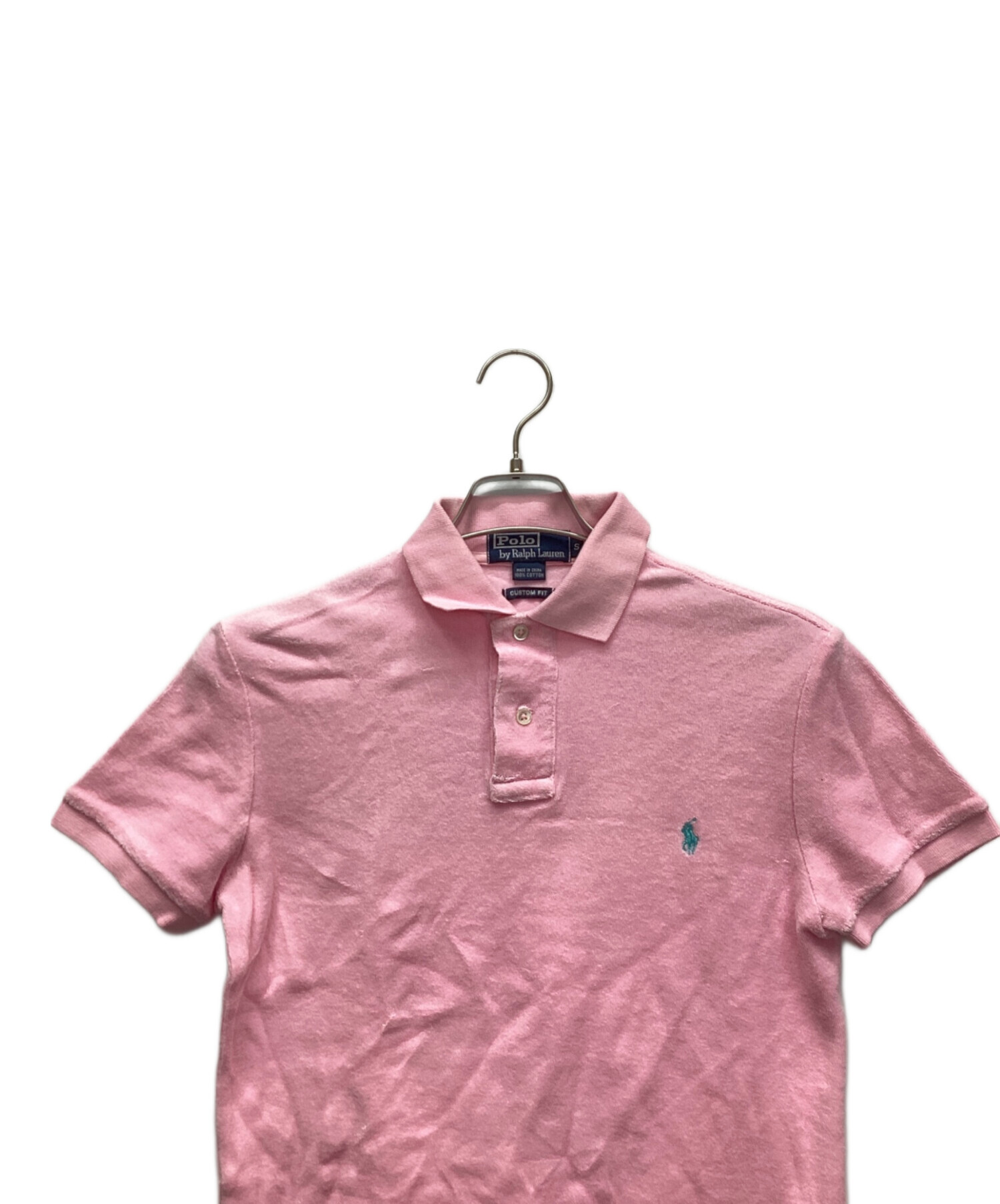 中古・古着通販】RALPH LAUREN (ラルフローレン) ポロシャツ ピンク