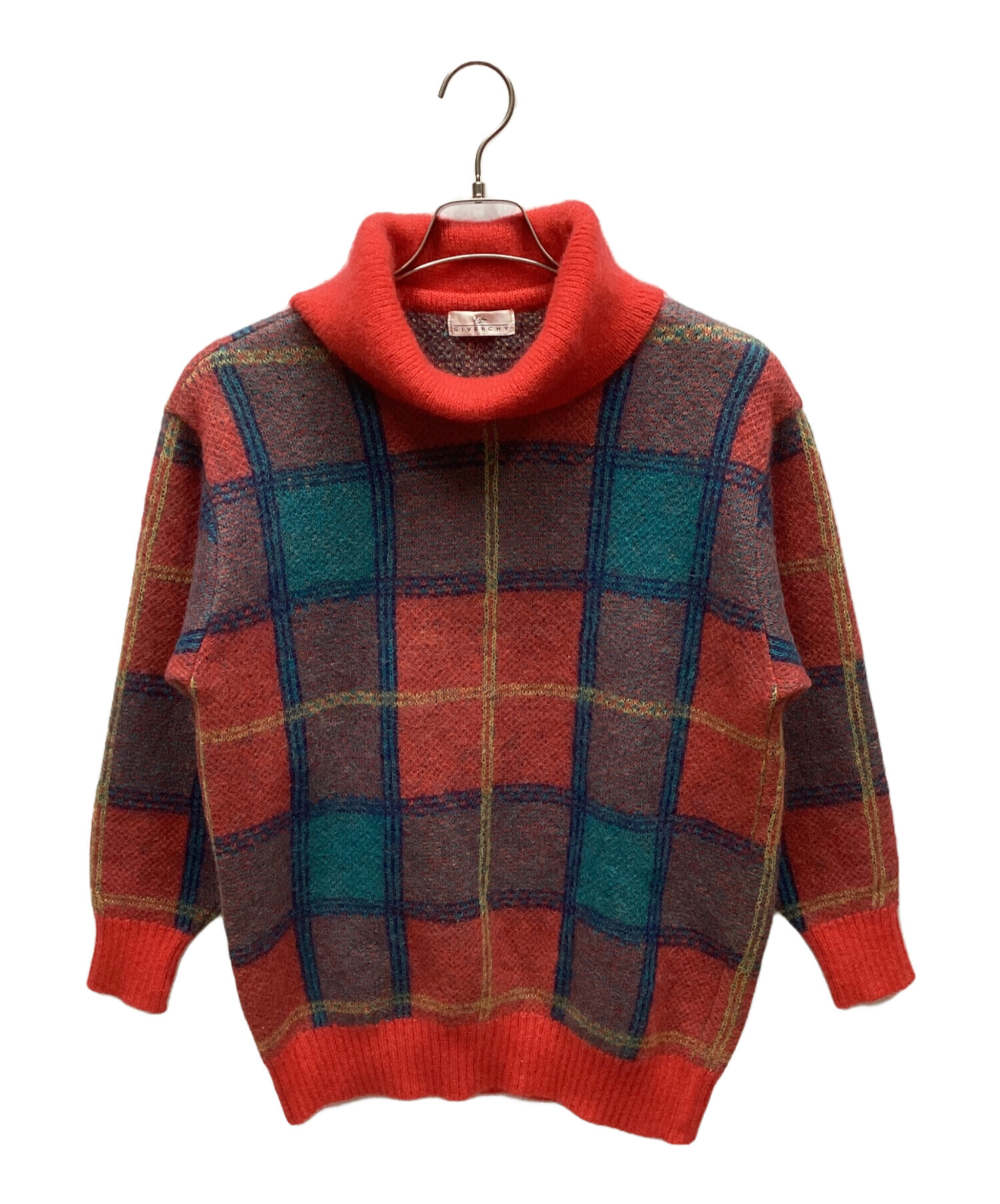 中古・古着通販】GIVENCHY (ジバンシィ) ハイネックニット レッド 