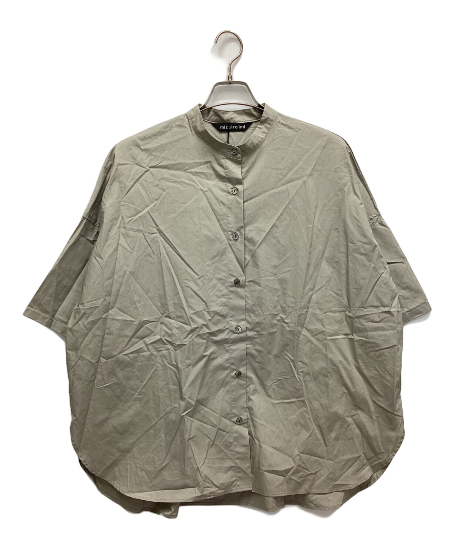 中古・古着通販】mizuiro-ind (ミズイロインド) 半袖シャツ ライト 