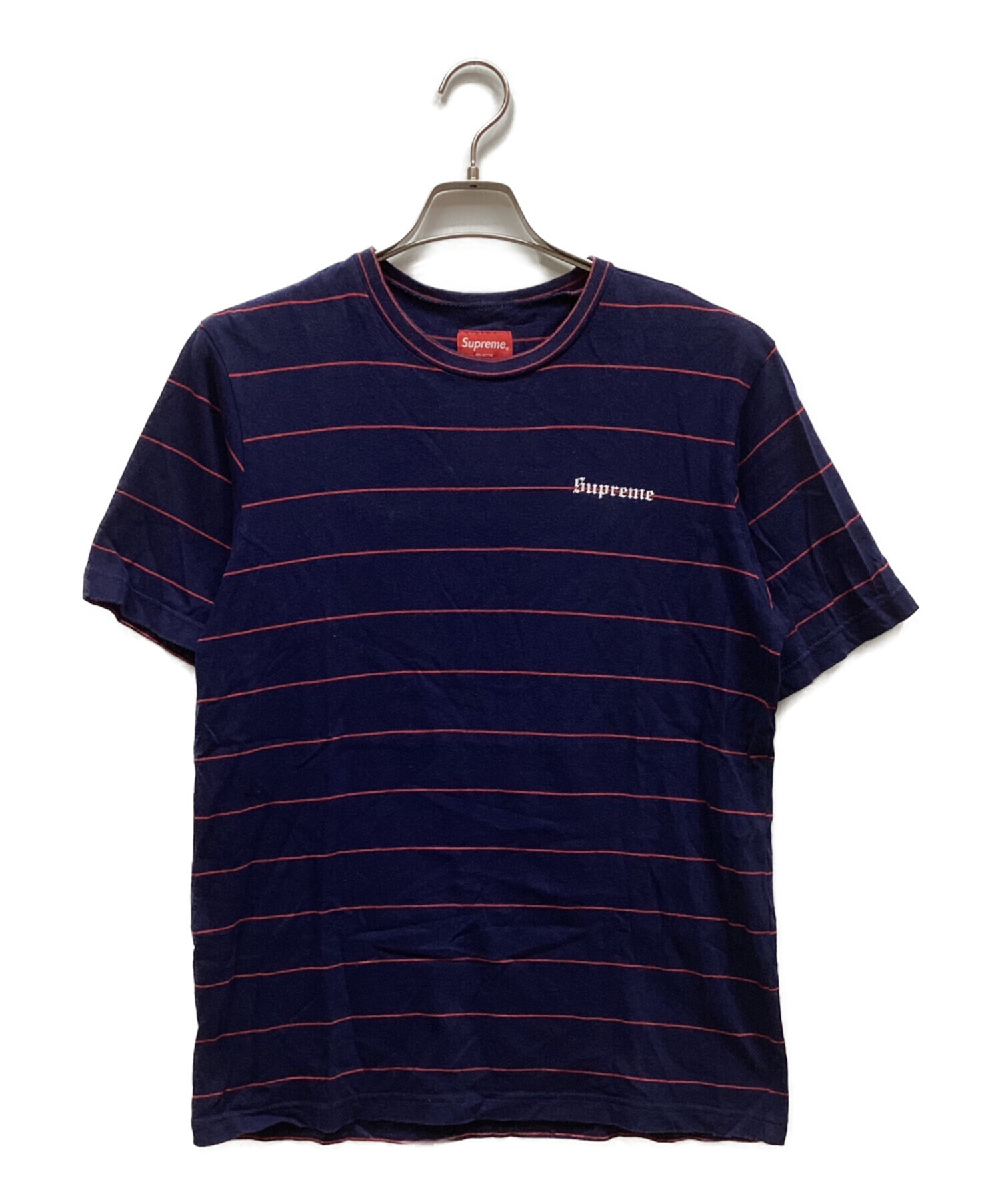Supreme Tシャツ XL ネイビー 古着 中古・古着通販】SUPREME (シュプリーム) Tシャツ ネイビー×レッド