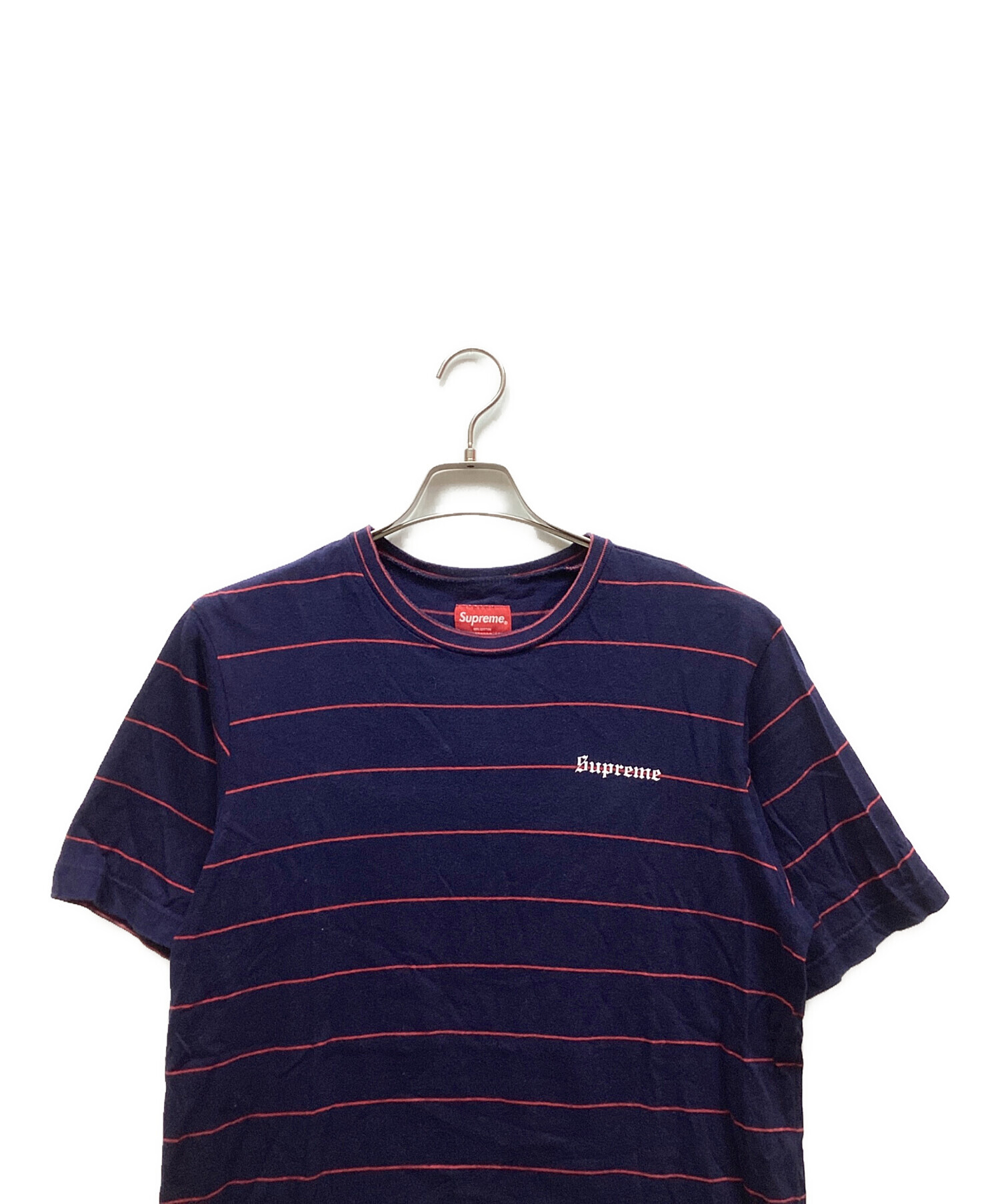 中古・古着通販】SUPREME (シュプリーム) Tシャツ ネイビー×レッド