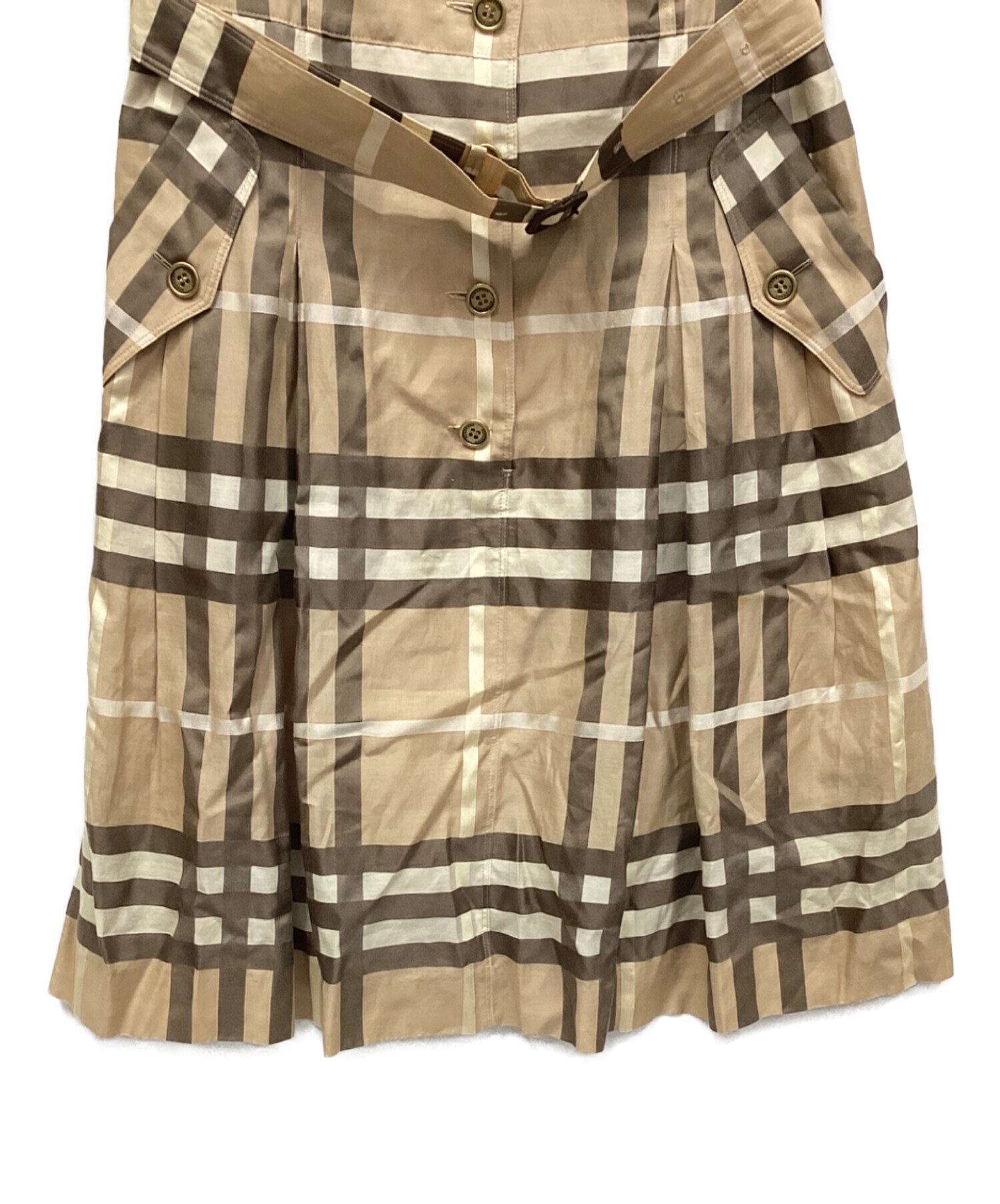 BURBERRY ノースリーブポロワンピース 中古・古着通販】BURBERRY LONDON (バーバリーロンドン) ノースリーブ