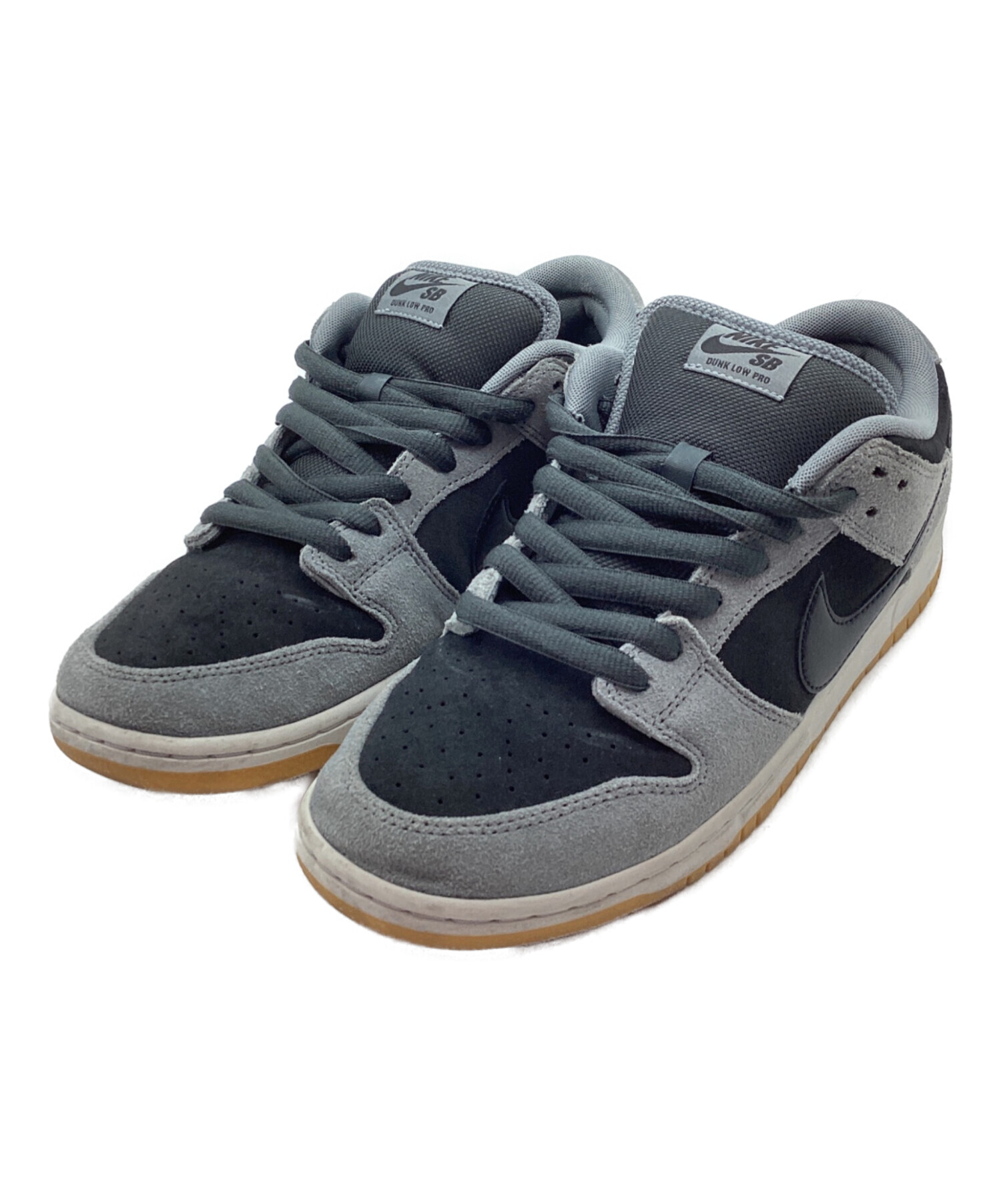 中古・古着通販】NIKE (ナイキ) スニーカー グレー×ブラック サイズ:28
