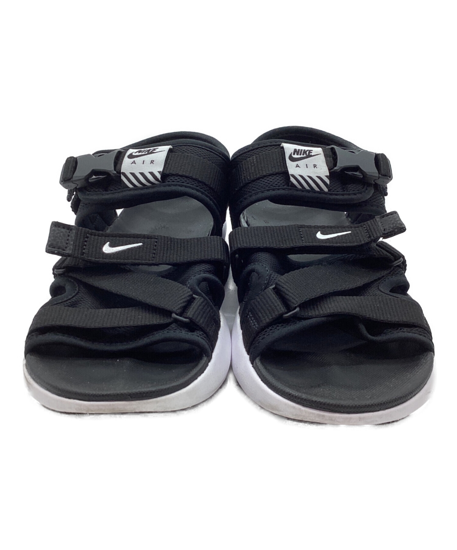 中古・古着通販】NIKE (ナイキ) サンダル ブラック×ホワイト サイズ:26 