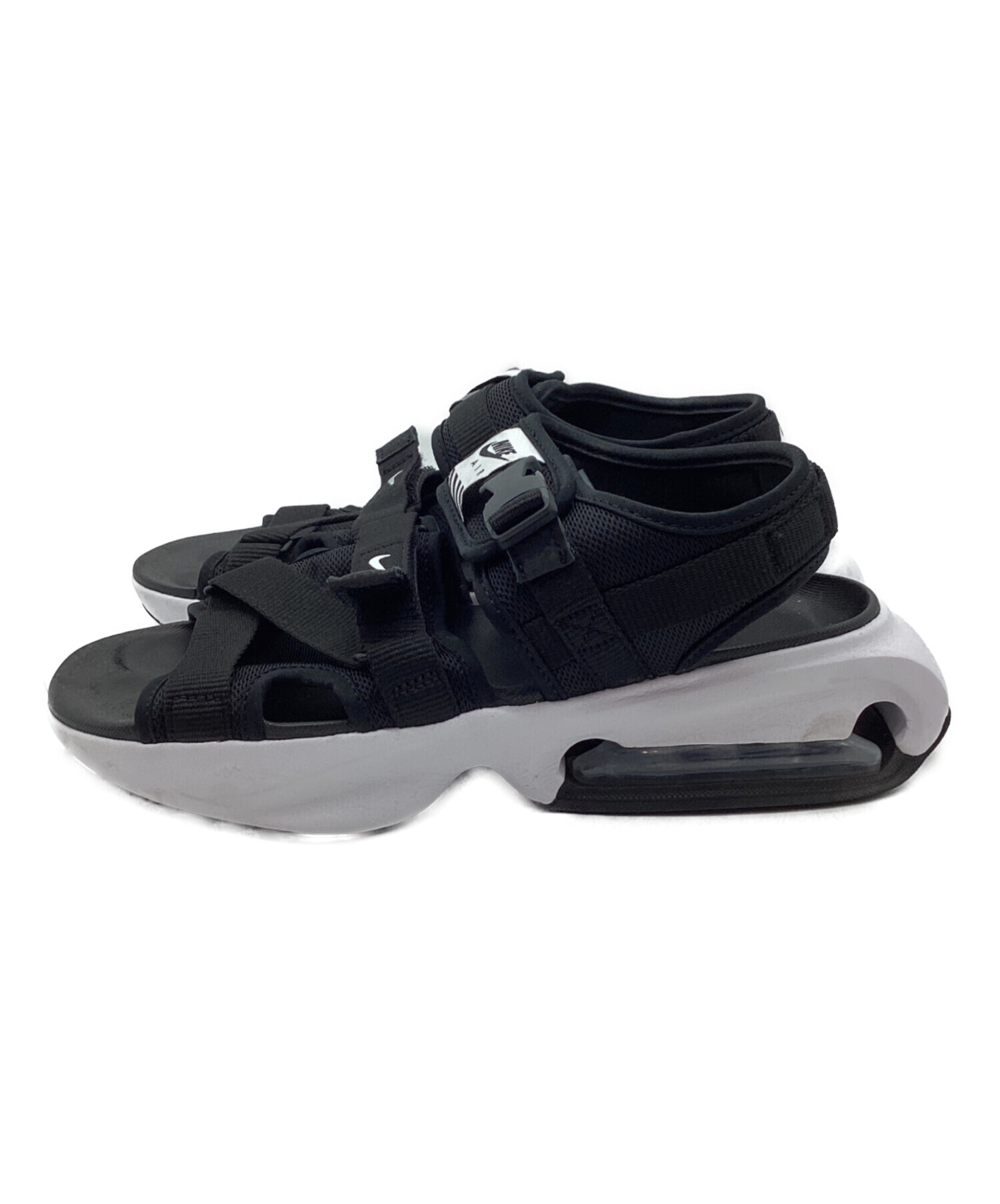 中古・古着通販】NIKE (ナイキ) サンダル ブラック×ホワイト サイズ:26
