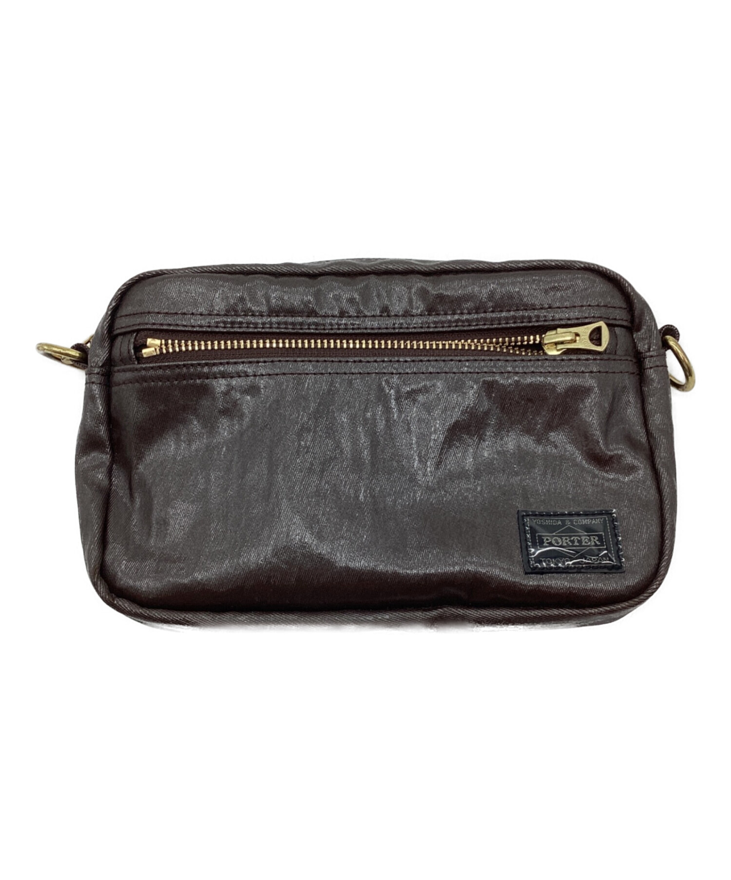 中古・古着通販】PORTER (ポーター) ショルダーバッグ ブラウン