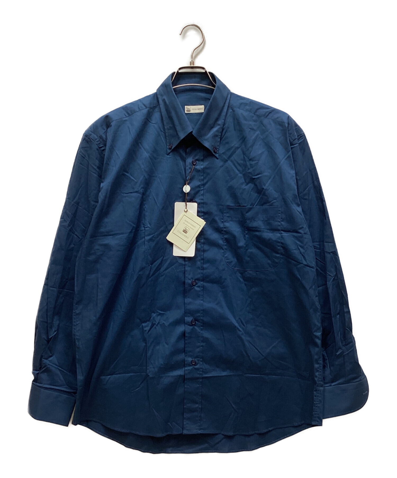 コロンボ様 中古・古着通販】COLOMBO (コロンボ) シャツ ネイビー サイズ:M 未使用