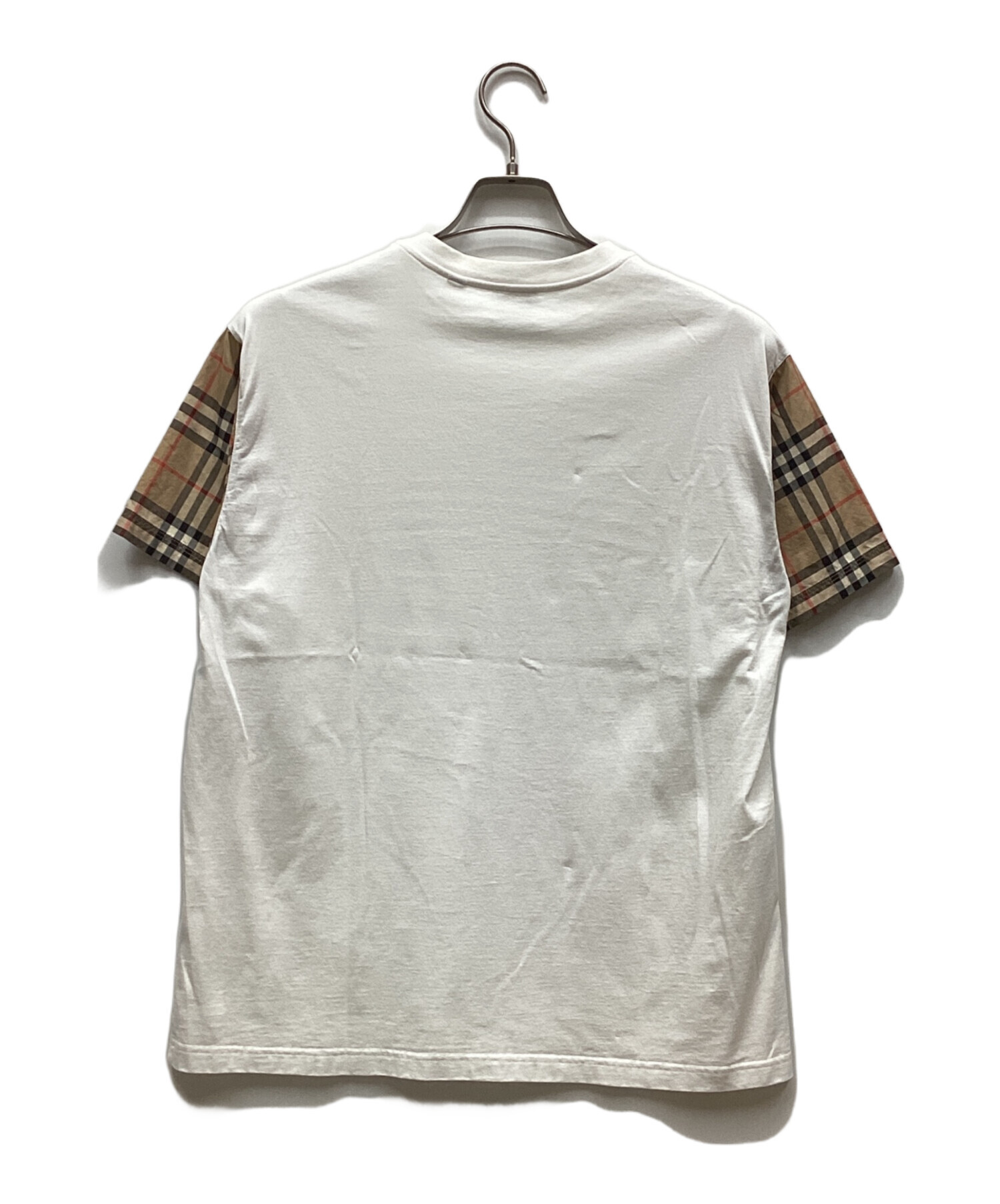 中古・古着通販】BURBERRY (バーバリー) 半袖Tシャツ ホワイト サイズ 