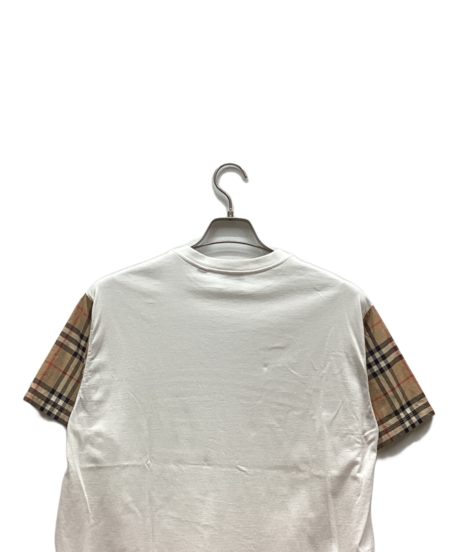 中古・古着通販】BURBERRY (バーバリー) 半袖Tシャツ ホワイト サイズ 
