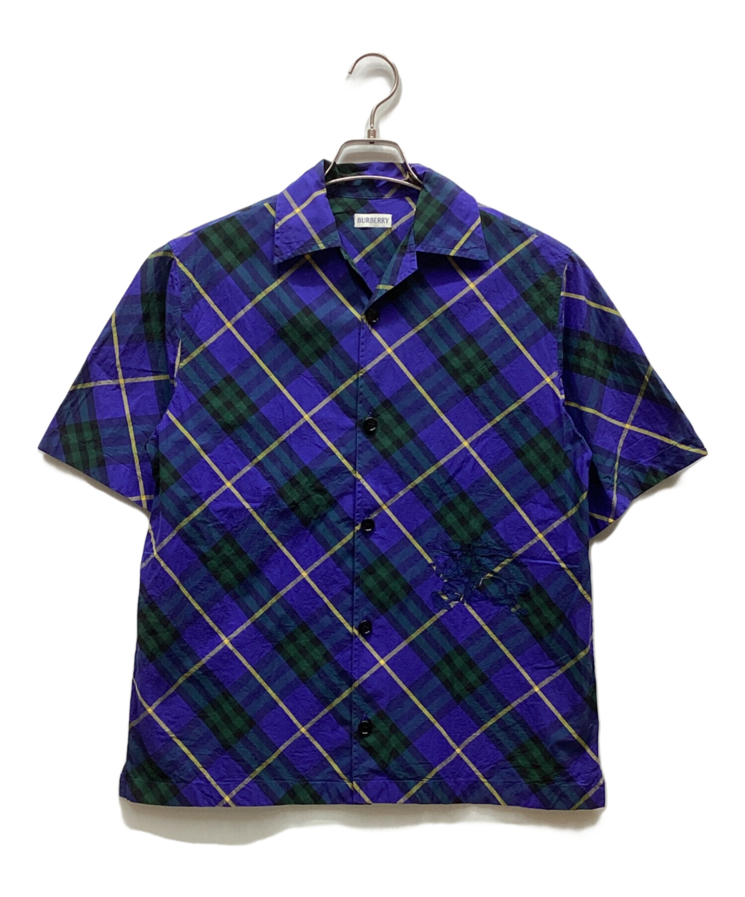 く*様 希少 Burberry 90s archive 短丈 tシャツ チェック 中古・古着通販】BURBERRY (バーバリー) チェック柄ショートスリーブ